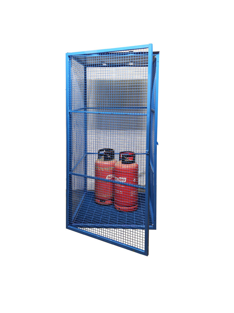 Grenadier® Knock Down Gas Cylinder Cages - Heavy Duty Storage Solution for Propane Tanks & Cylinders - Perfect for Garage, Warehouse & Industrial Safety Organization
