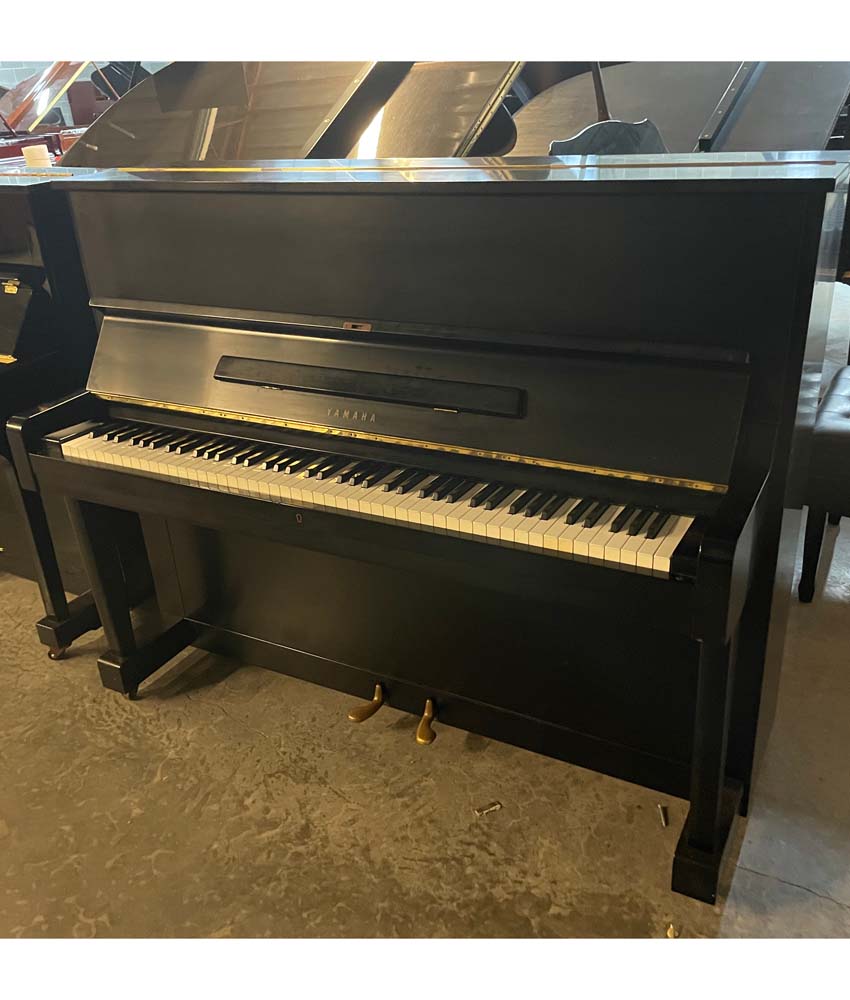 1977 Yamaha U1 Upright Piano in Satin Ebony Finish | Serial Number D2466504 | Perfect for Home, Studio & Professional Use