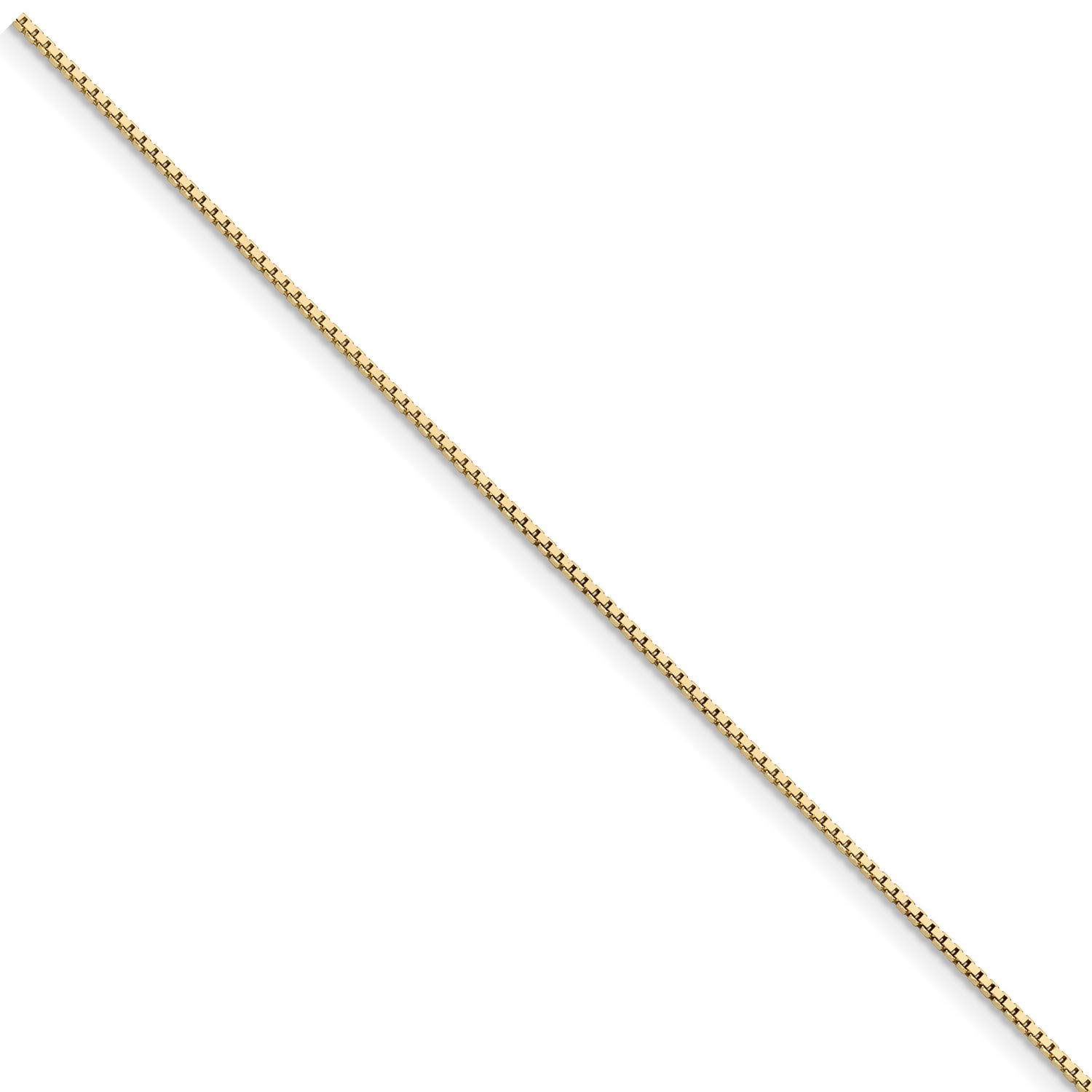 14K Yellow Gold Classic Box Chain Necklace, Bracelet or Anklet - Dainty Jewelry for Women, Gift for Her - Perfect for Everyday Wear, Special Occasions & Layering