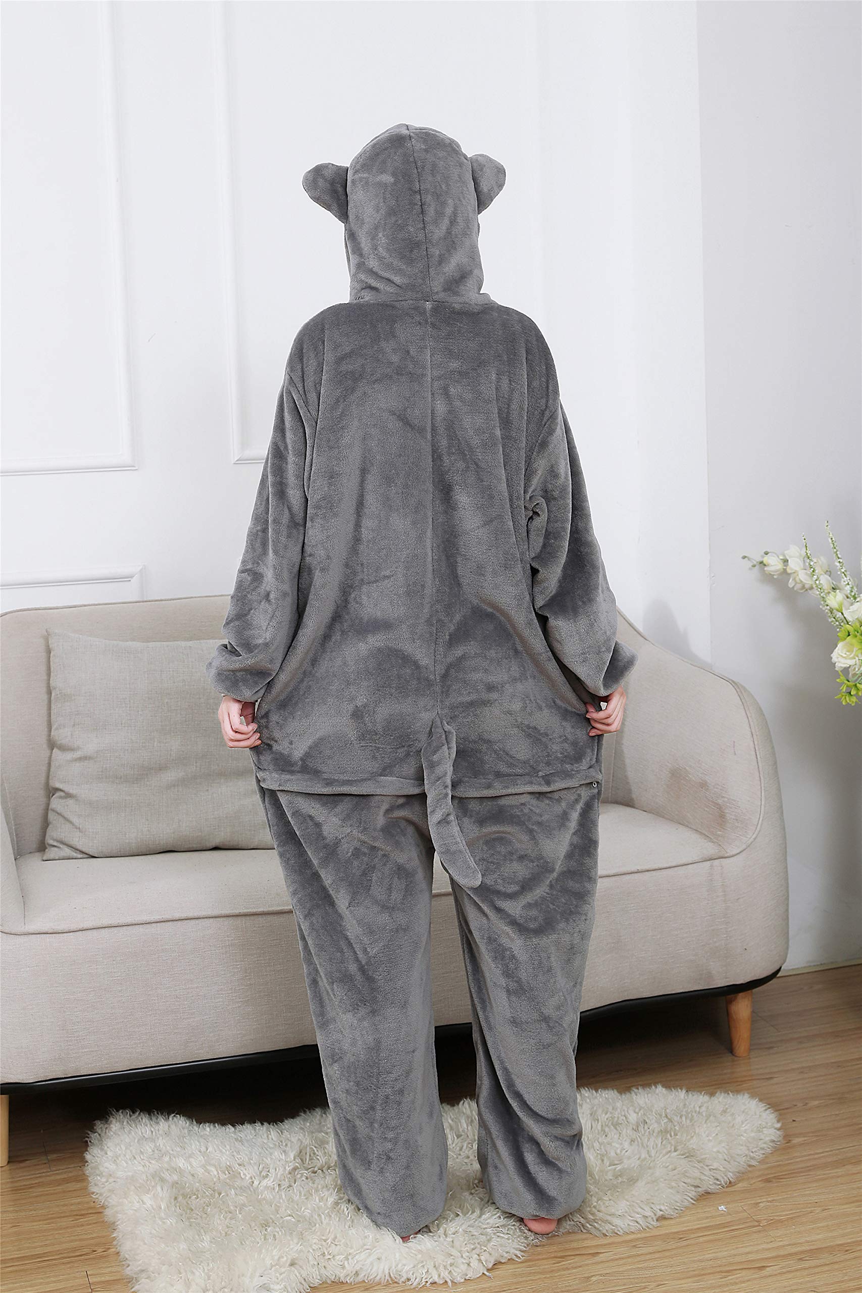 Unisex Adult Dog Kigurumi Onesie - Cartoon Animal Costume & Comfy Pajamas for Halloween, Cosplay, Sleepwear and Loungewear