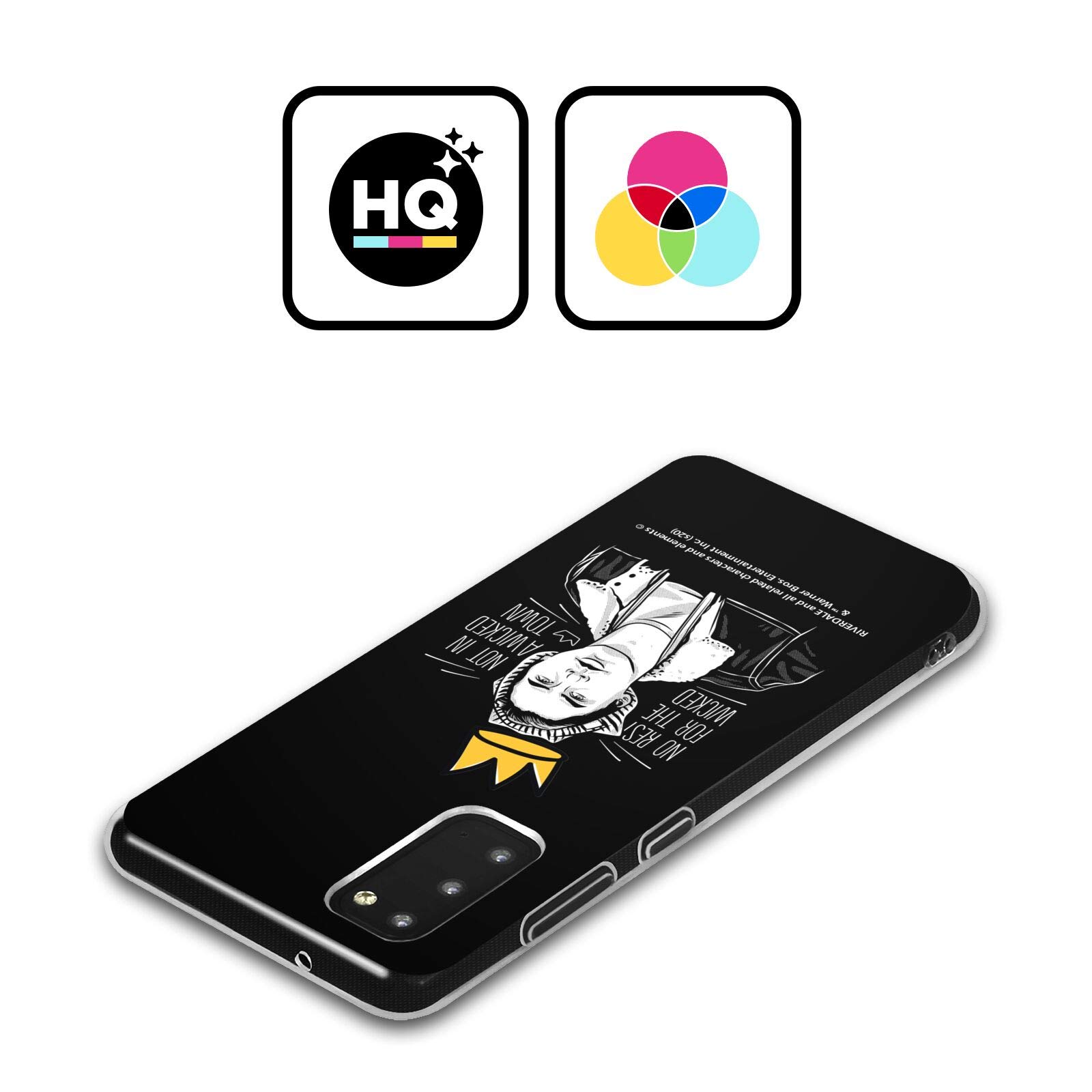 Officially Licensed Riverdale Jughead Jones Soft Gel Case for Samsung Galaxy S20/S20 5G - No Rest for The Wicked Crown Design - Durable Protective Phone Cover for Fans & Daily Use