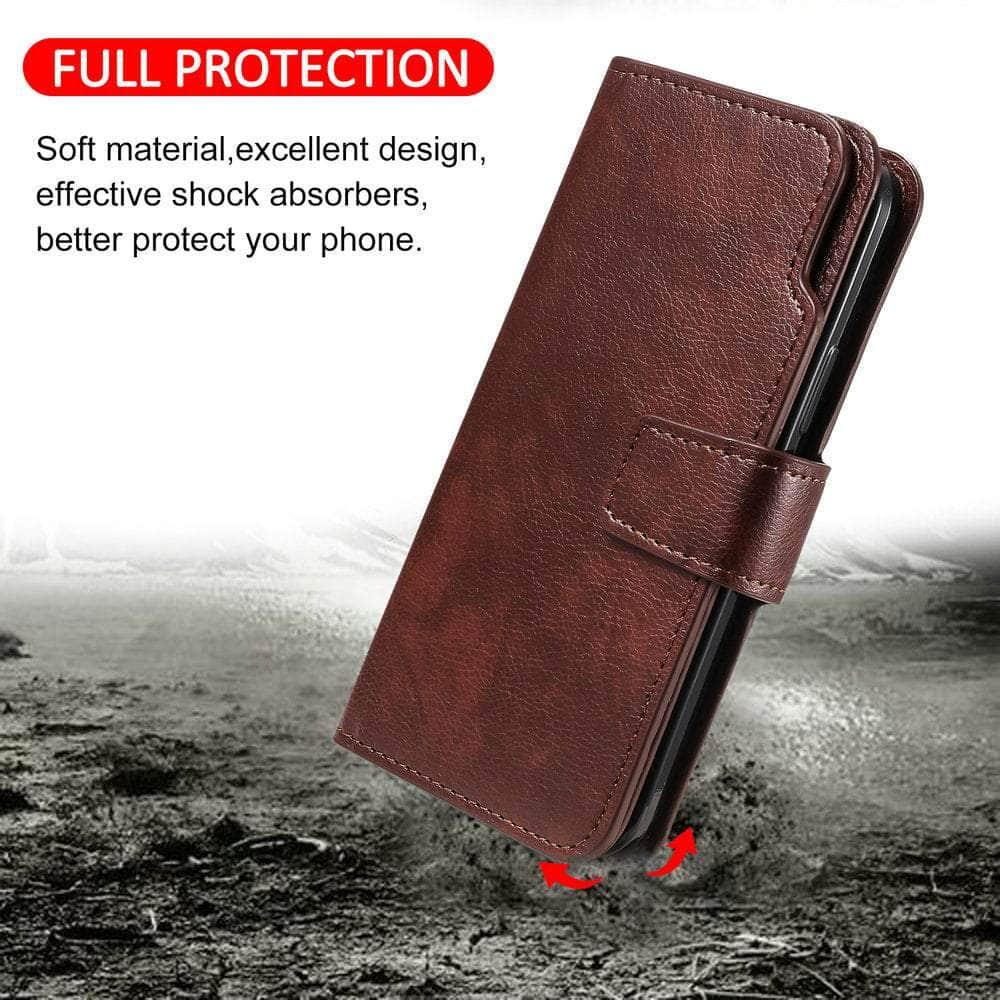 Samsung Galaxy A34 2023 Flip Wallet Phone Case with Multi Card Slots - Slim Protective Cover for Everyday Use & Travel