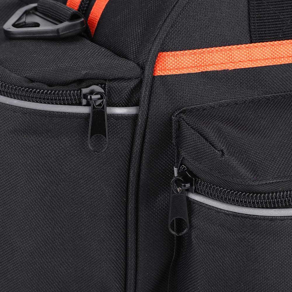 B Soul Ycle Rear Bike Bag - Large Capacity Cycling Trunk Bag, Multifunctional Rear Rack Storage with Shoulder Strap - Perfect for Commuting, Touring & Outdoor Adventures