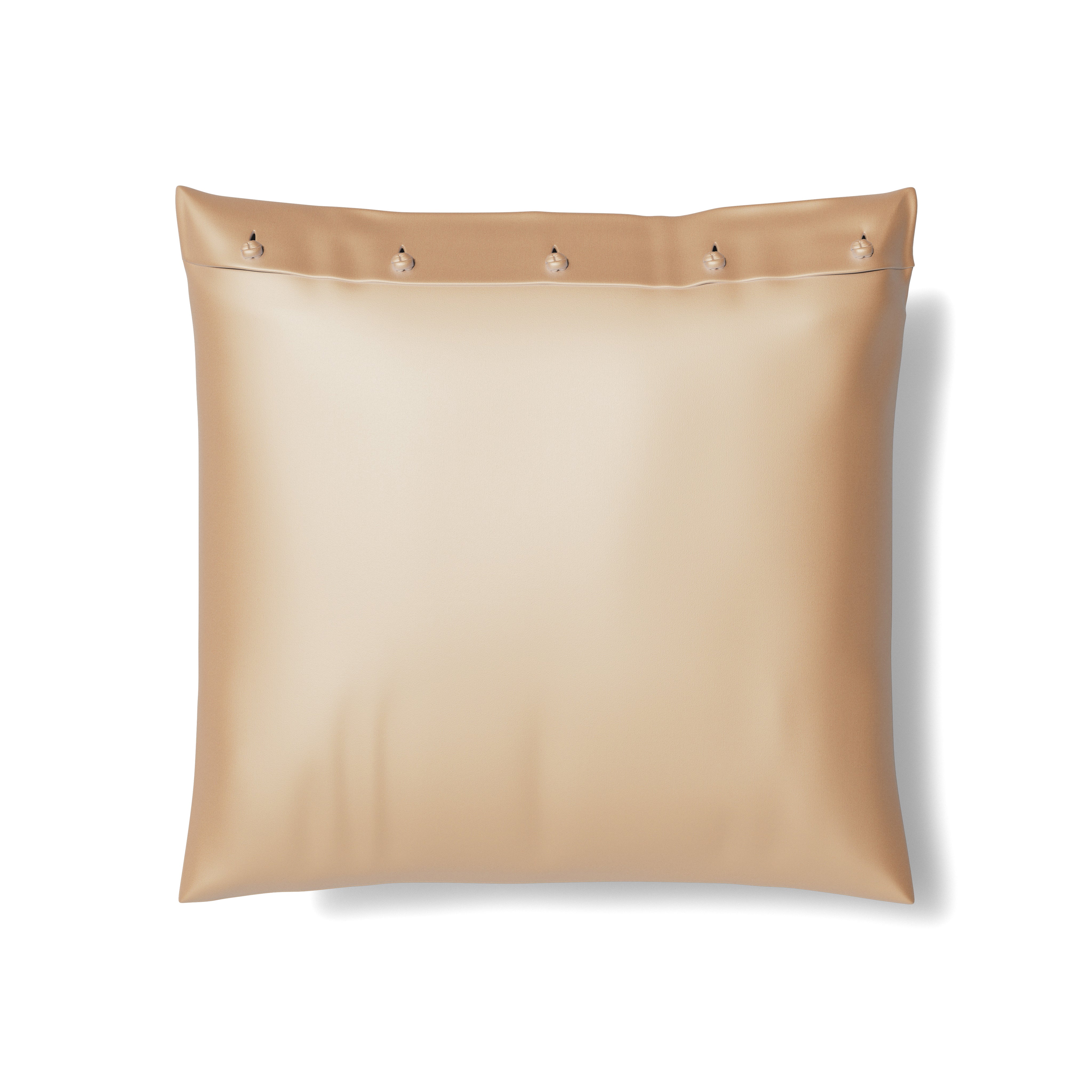 Luxury Charmeuse Pillow Sham with Elegant French Knots - Perfect for Master Bedroom & Guest Room Decor