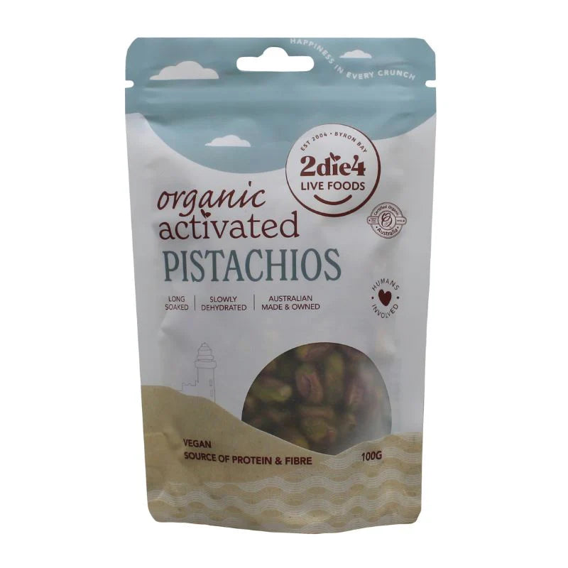Organic Activated Pistachios - Premium Snack for Healthy Lifestyle | Perfect for Keto, Paleo & Vegan Diets | Great for On-the-Go, Office & Travel Snacking