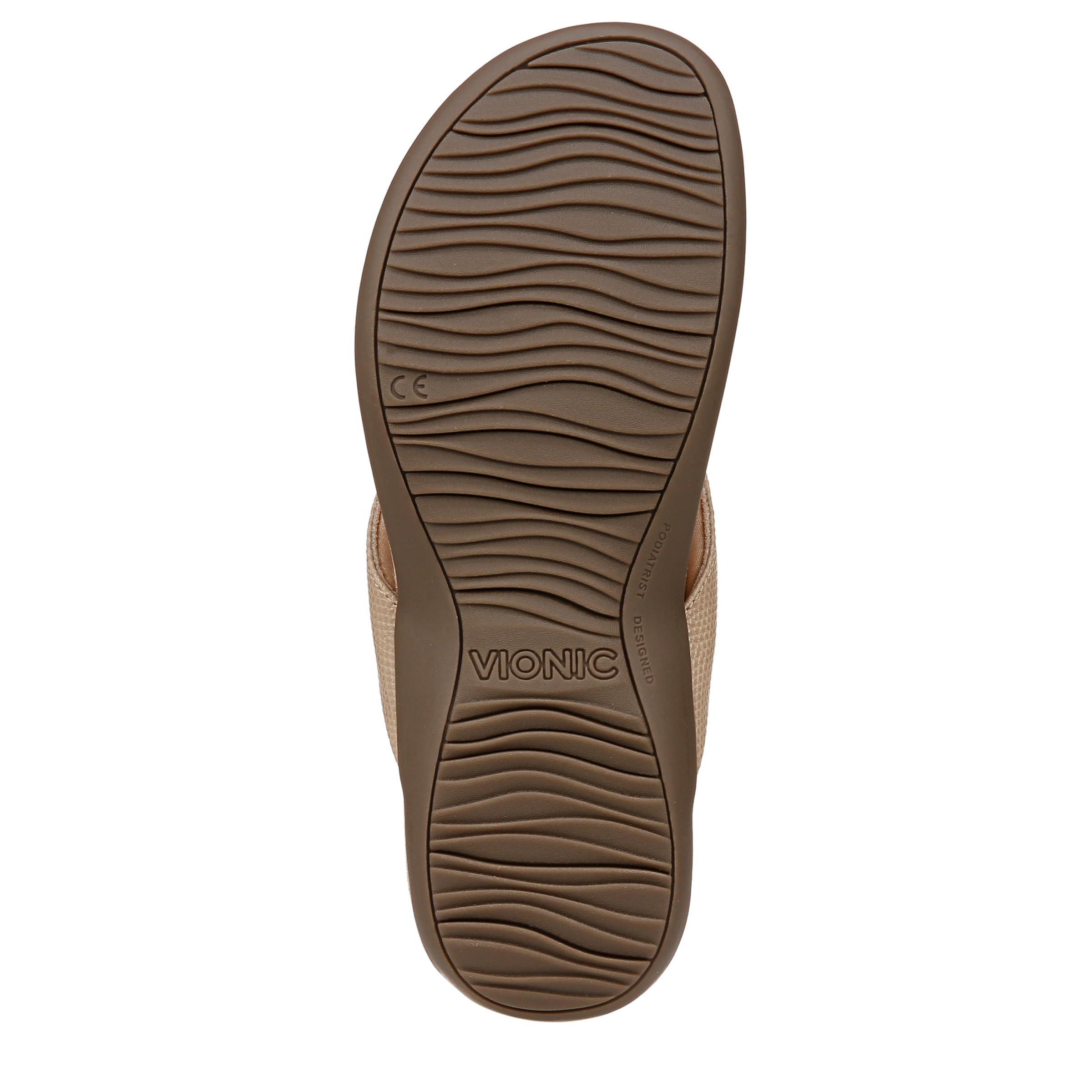 Vionic Women's Davina Orthotic Sandals - Comfortable Arch Support & Cushioned Footbed - Perfect for Walking, Travel & Everyday Wear