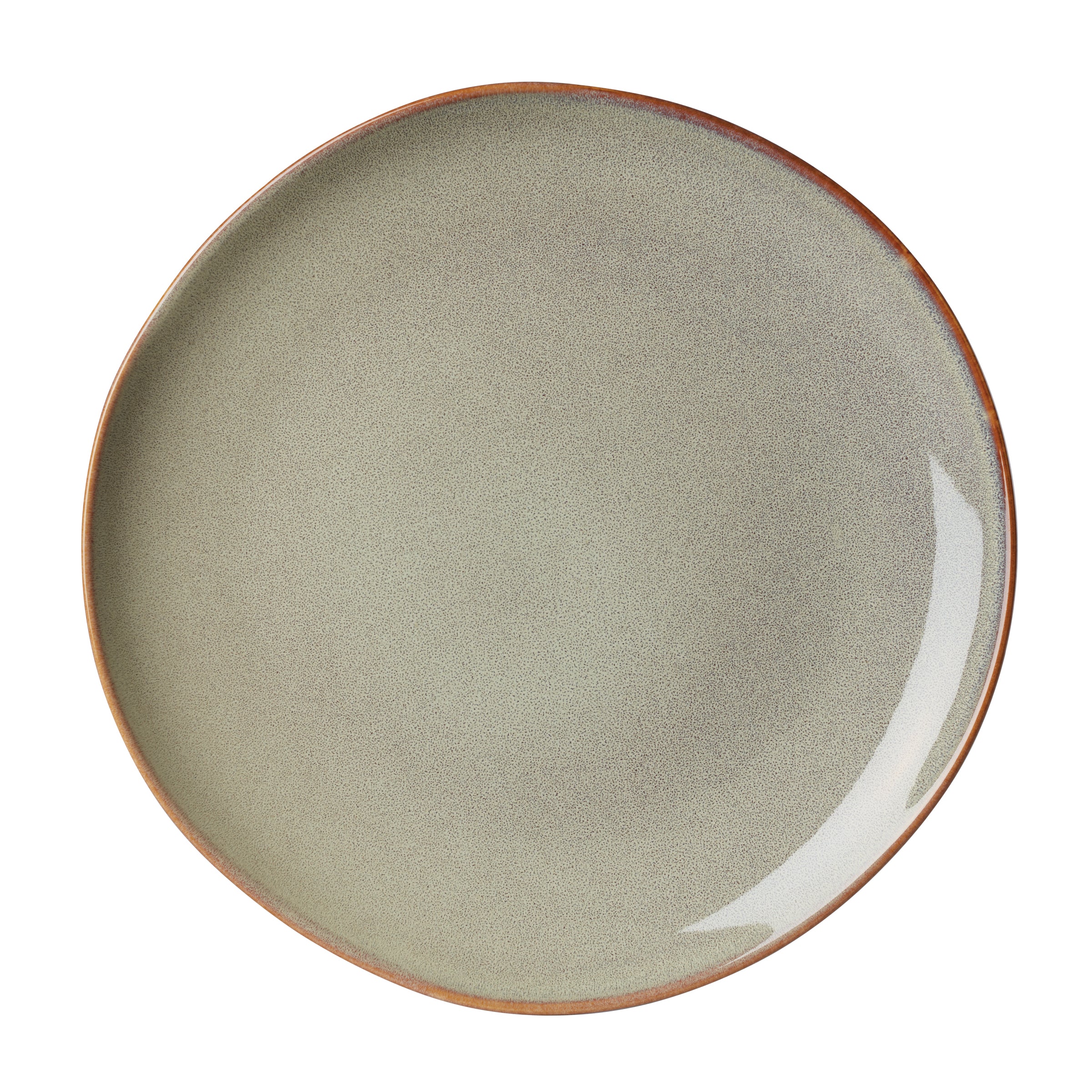 Organic Sage Green 12-Piece Dinnerware Set - Eco-Friendly Porcelain Plates, Bowls & Mugs for Everyday Dining & Entertaining