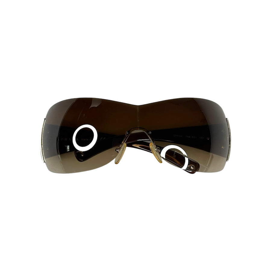 PRADA SPR04I Sunglasses C73F - Luxury Designer Shades for Men & Women | UV Protection, Polarized Lenses | Perfect for Beach, Driving & Outdoor Activities
