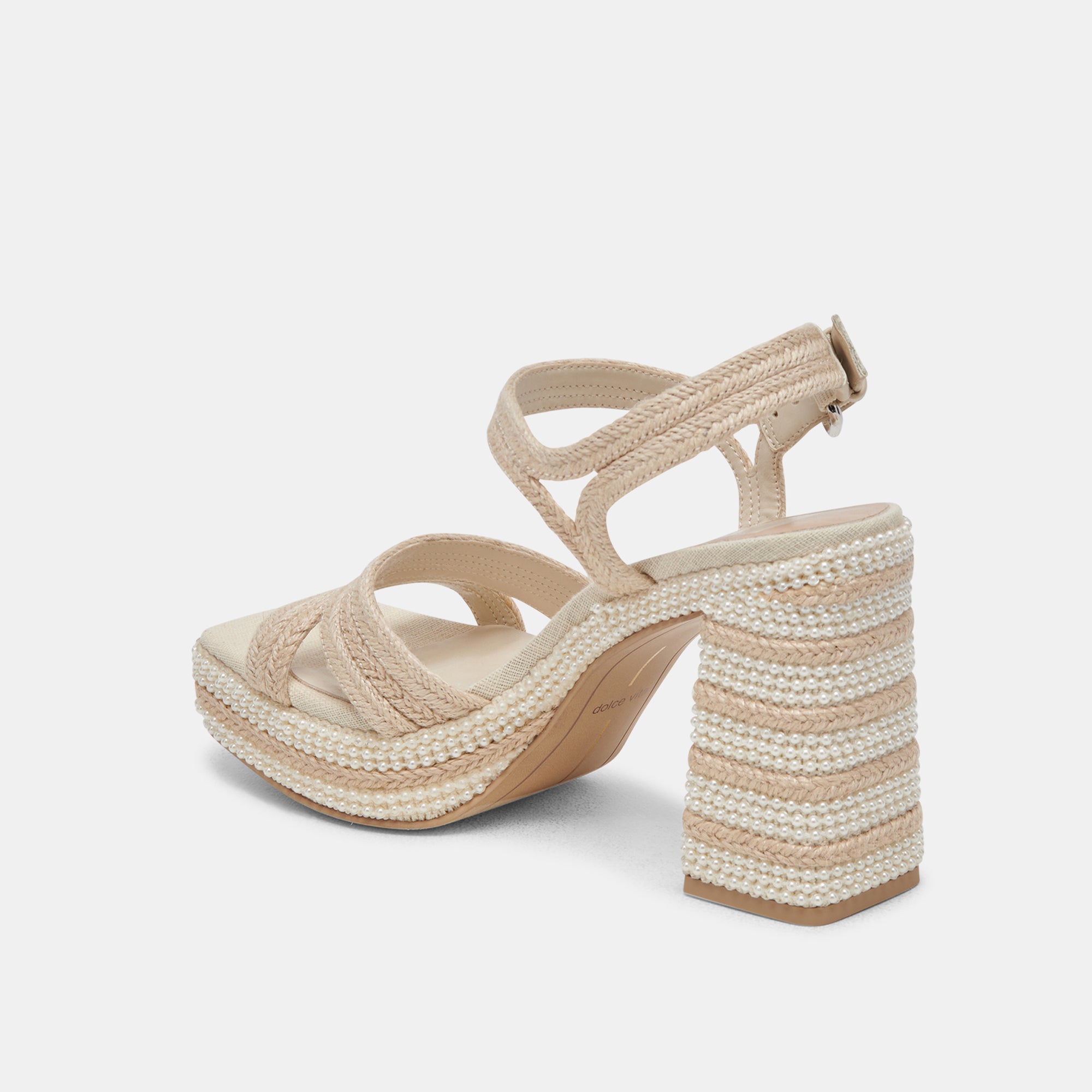 ANIRA Pearl Heels for Women - Elegant Ivory Pearl Embellished High Heels | Perfect for Weddings, Parties & Special Occasions