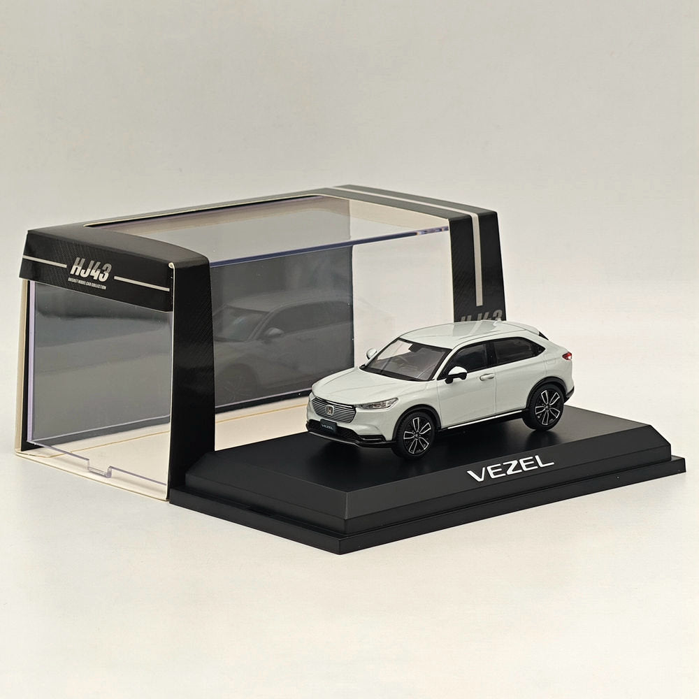 1/43 Honda VEZEL e:HEV Z Premium Sunlight White Diecast Model Car - Limited Edition Collectible for Car Enthusiasts & Hobbyists - Perfect for Display, Gifts, and Japanese Car Model Collections