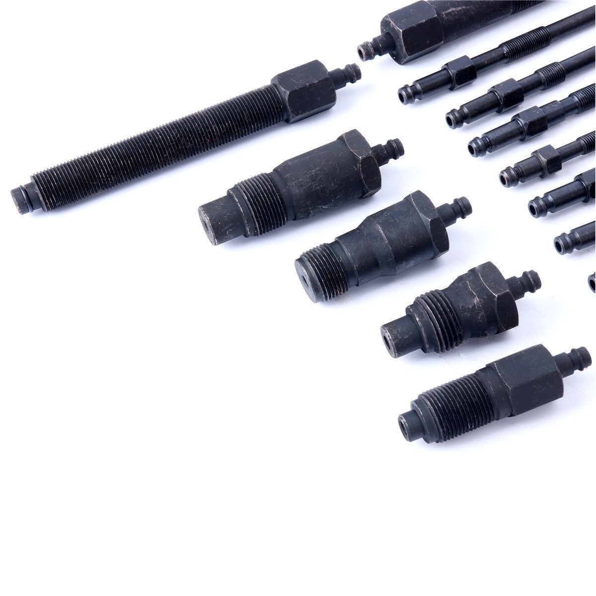 Professional Diesel Engine Cylinder Compression Tester Kit - 1000 PSI Gauge, Leak Down Tester for Trucks & Heavy Equipment - Ideal for Mechanics, DIY Auto Repair & Engine Diagnostics