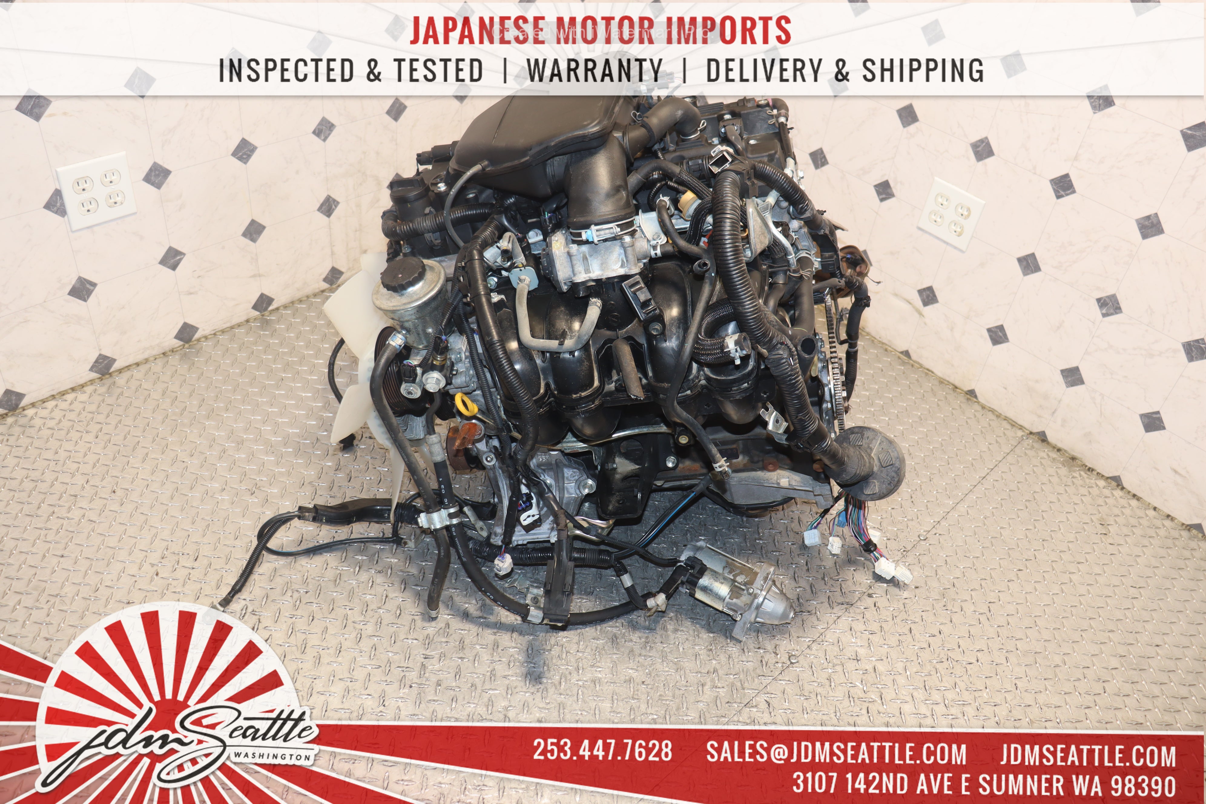 2005-2015 Toyota Tacoma 2TR-FE DOHC VVT-i Engine Replacement - Compatible with JDM Models | Perfect for Off-Roading, Daily Driving & Performance Upgrades