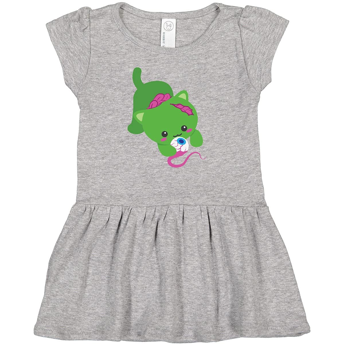 Inktastic Zombie Cat Baby Dress - Cute Halloween Costume for Infants & Toddlers - Perfect for Halloween Parties, Photo Shoots & Dress-Up Play