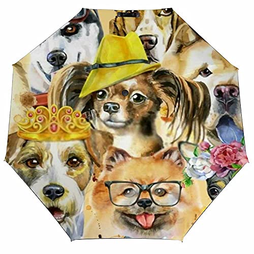 Watercolor Pattern Dogs