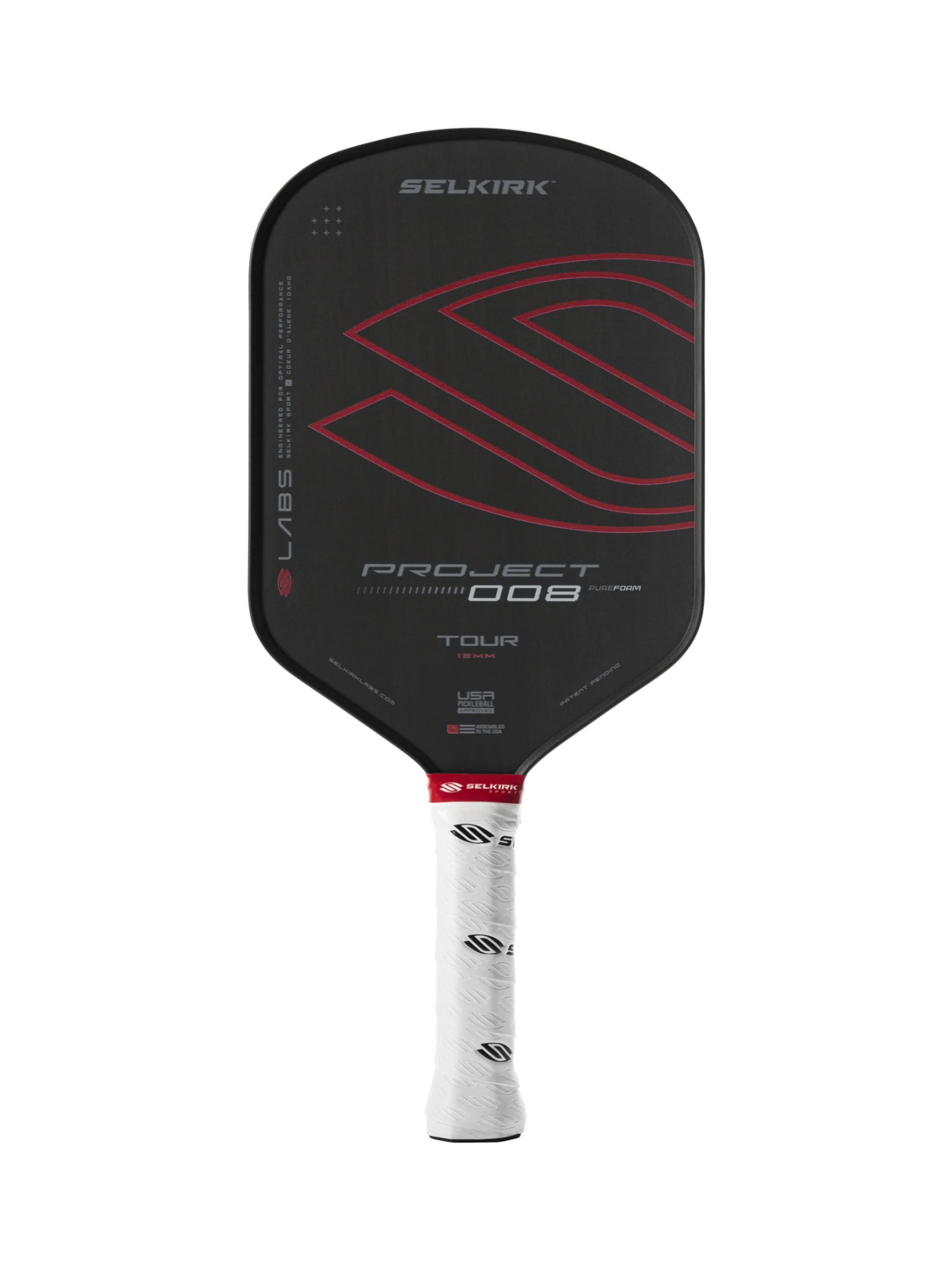 Selkirk Labs Project 008 Tour Pickleball Paddle - Premium Carbon Fiber Paddle for Competitive Play | Perfect for Tournaments & Outdoor Games