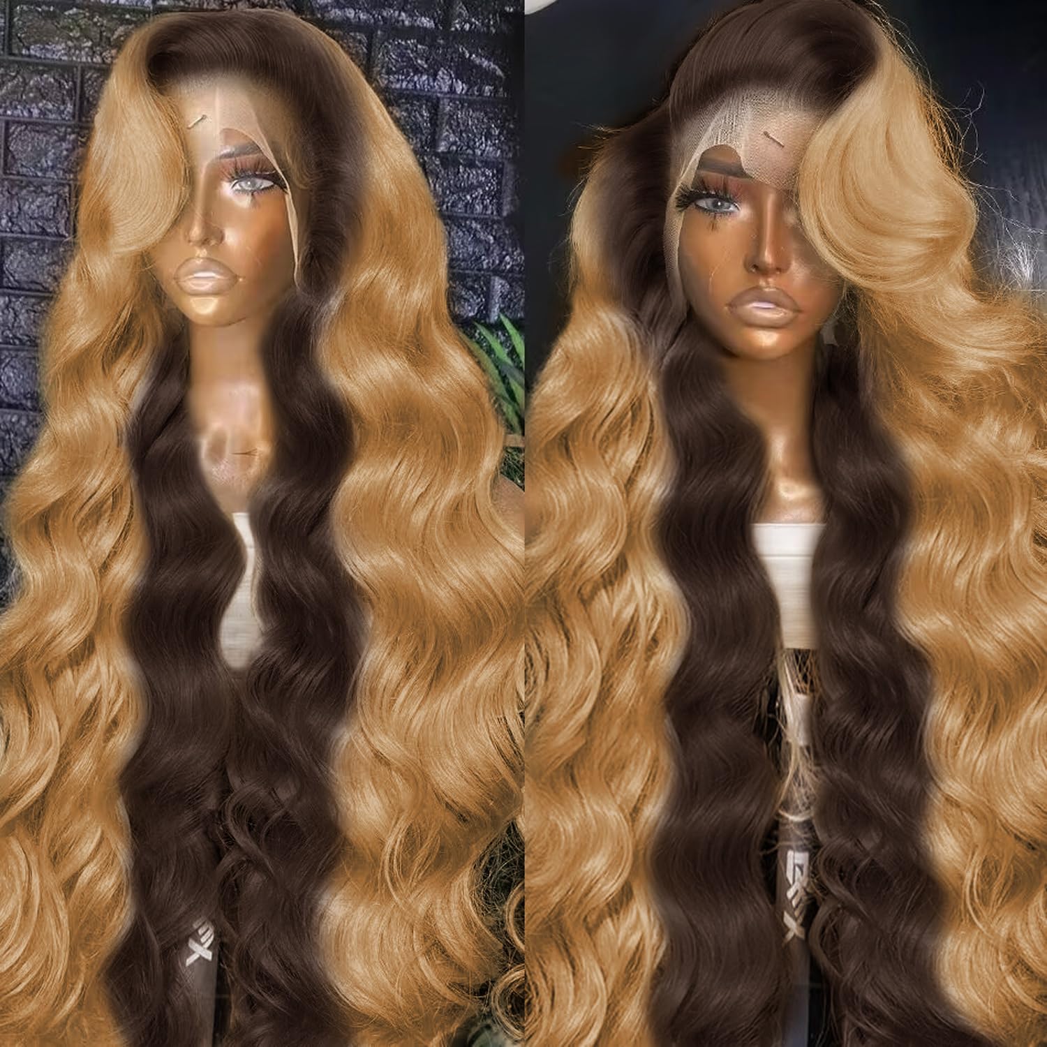 13x6 Honey Blonde HD Lace Front Wig 250 Density Human Hair - Pre Plucked with Baby Hair, 32