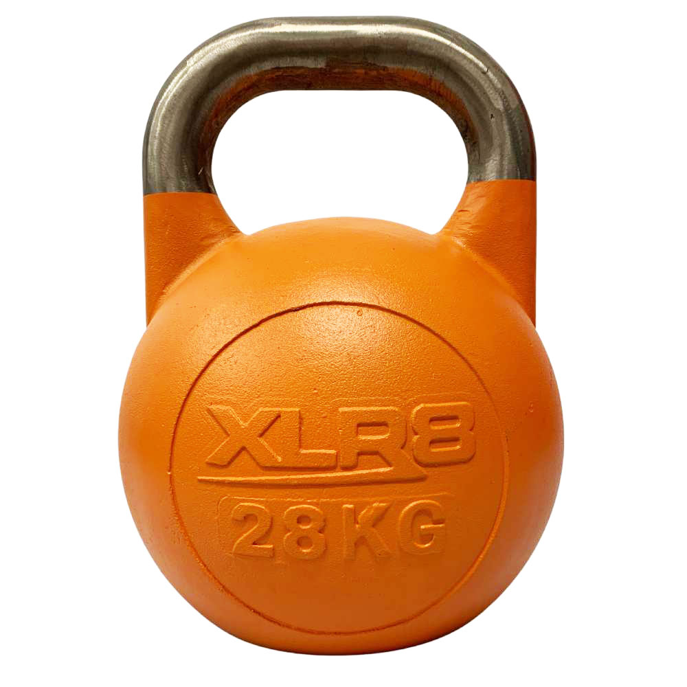 XLR8 Competition Kettle Bells - Professional Grade Cast Iron Kettlebells for CrossFit, HIIT & Strength Training - Perfect for Home Gym, Weightlifting & Functional Fitness Workouts