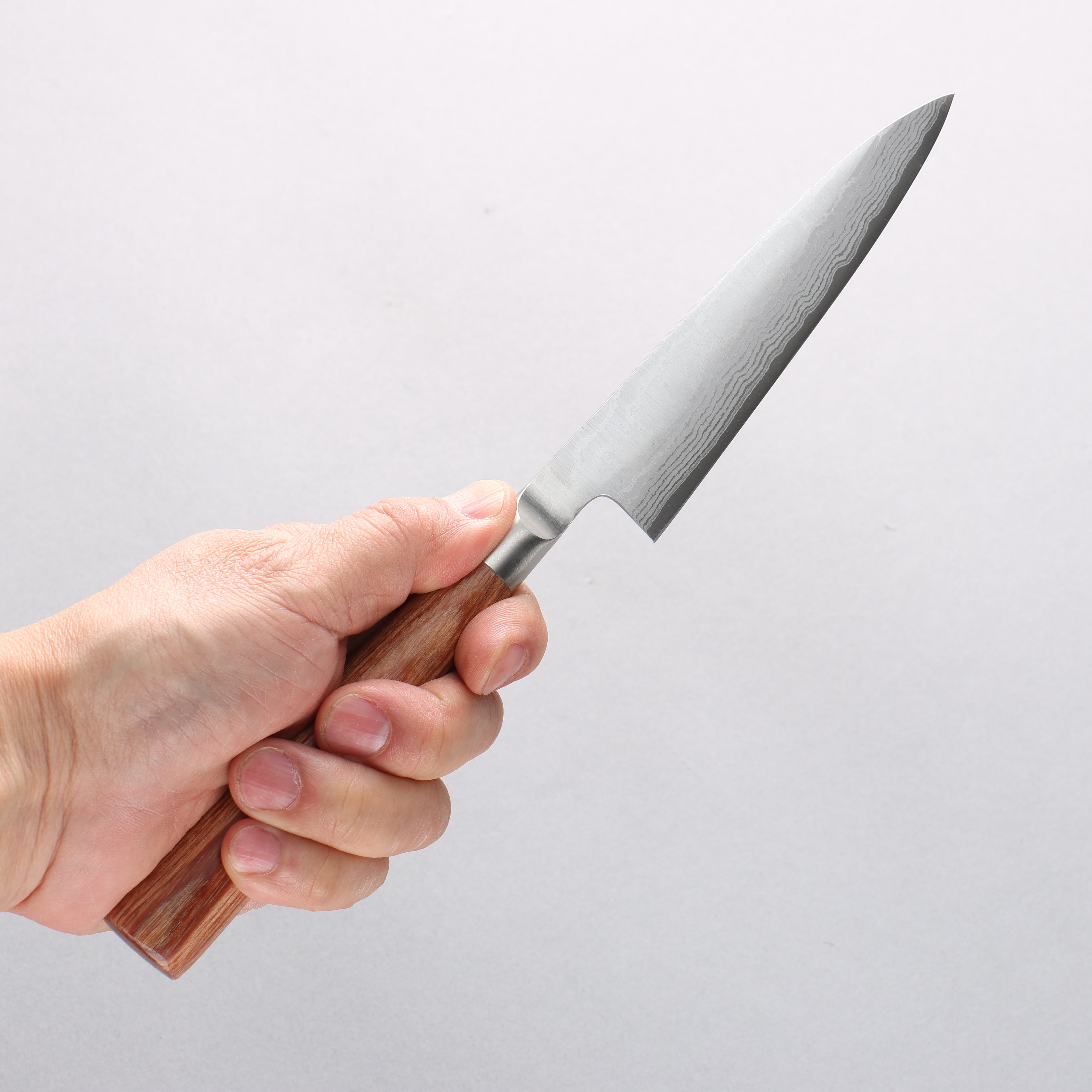 Kamo Hamono VG10 Damascus Steel Petty Utility Knife 4.7