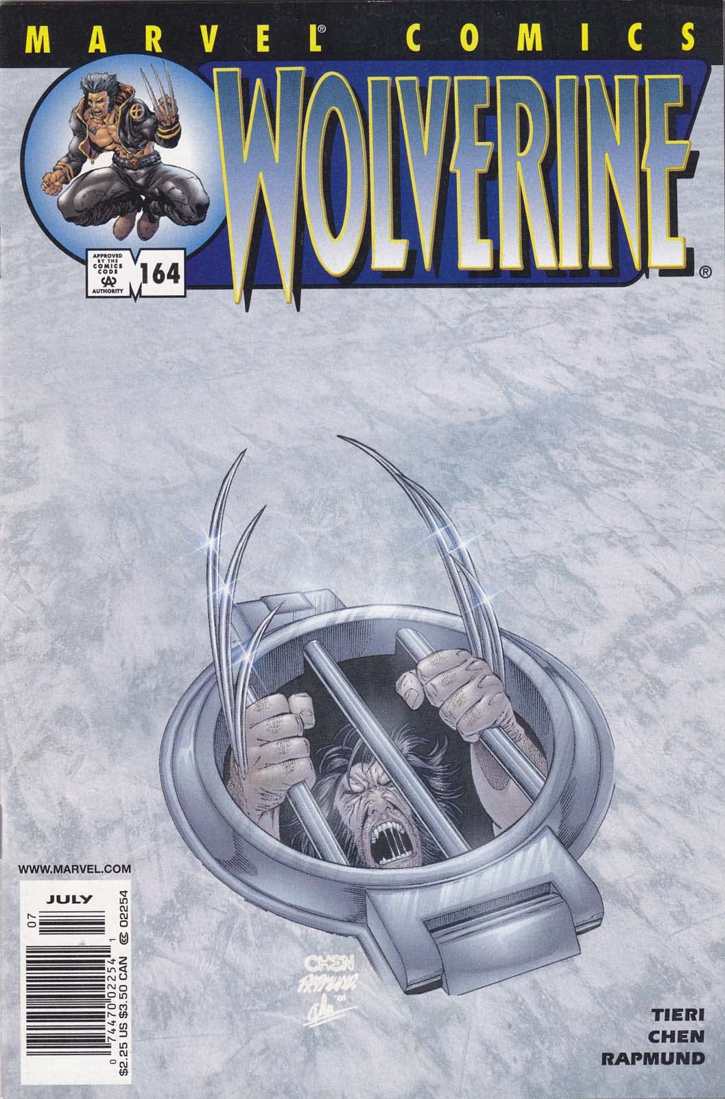 Wolverine #164 (Newsstand Edition) VF - Marvel Comic Book by Frank Tieri | Collectible Superhero Comics for Fans & Investors | Perfect for Display, Gifts & Comic Collections