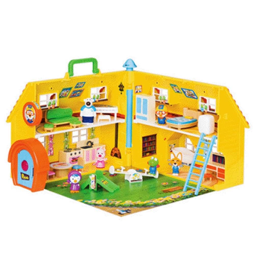Samjin International Pororo House - Premium Korean Toy for Kids | Educational Playhouse for Pretend Play & Learning