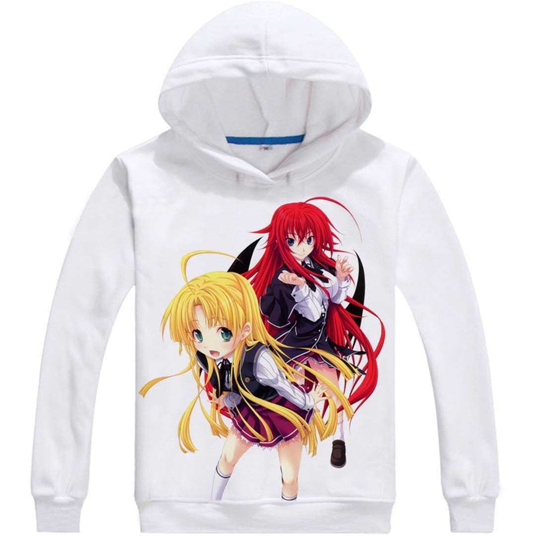 Anime High School DxD Cosplay Jacket - Fleece Hooded Sweatshirt for Cosplay & Halloween Costume | Perfect for Conventions, Cosplay Events & Anime Lovers