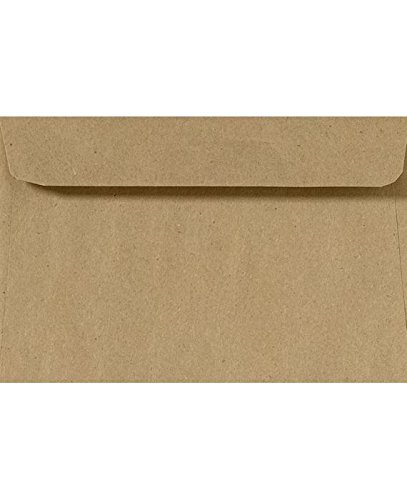 LUXPaper 6 x 9 Booklet Envelopes - Grocery Bag Brown, 70lb. Text Weight, Pack of 500 | Perfect for Mailing, Invitations, Business Correspondence & Wedding Stationery
