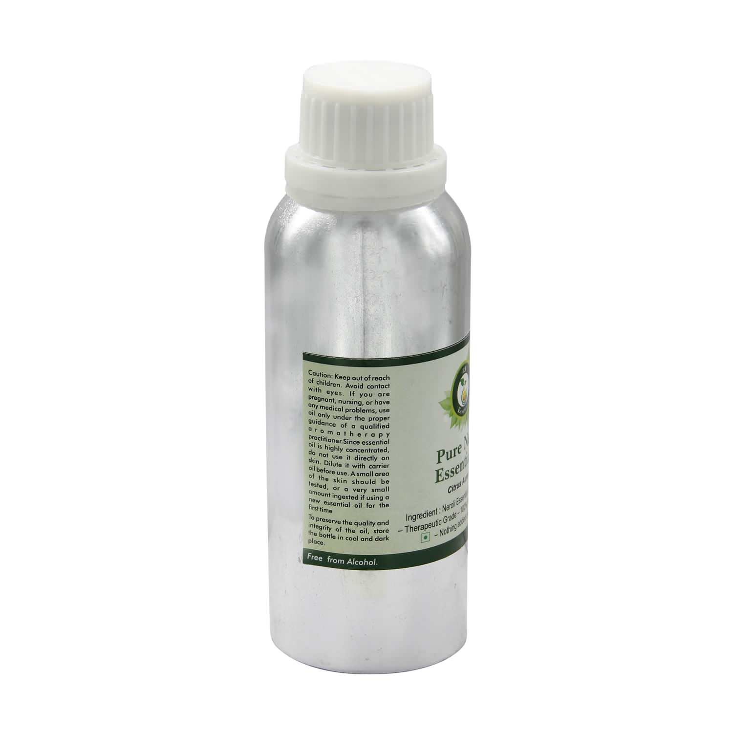 **Neroli Essential Oil 100% Pure Natural - Citrus Aurantium for Skin, Body & Face Care - Steam Distilled Massage Oil - 630ml (21oz) by R V Essential - Perfect for Aromatherapy, Relaxation & Skincare Routine**