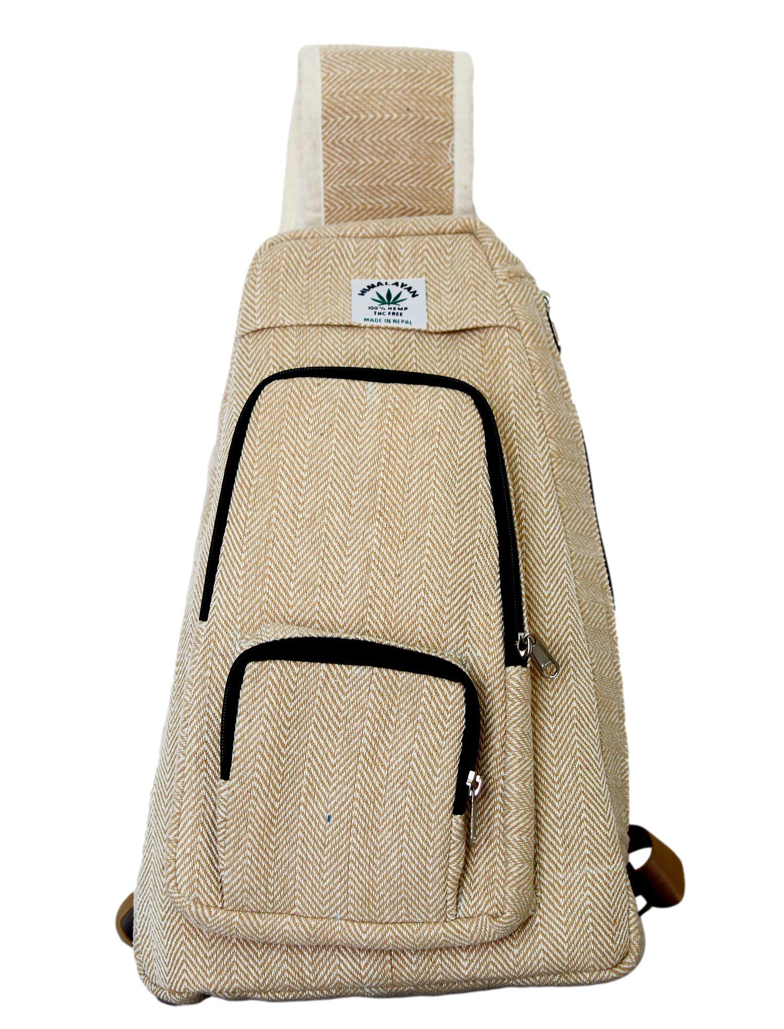 Men's Sling Bag - Adjustable Chest Shoulder Backpack & Fanny Pack for Travel, Hiking, Work & Everyday Use | Durable Crossbody Bag with Multiple Pockets