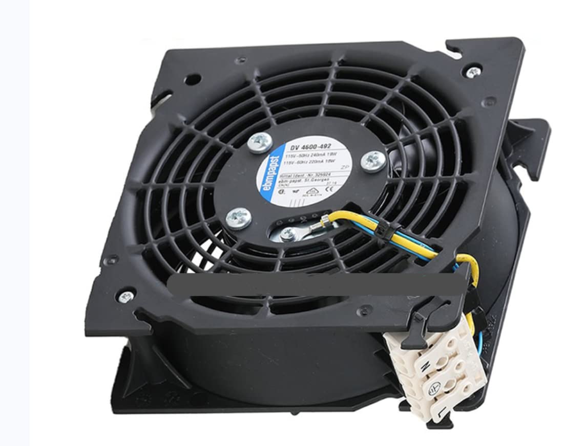 DV4600-492 120x38mm 115V 240mA 19W Cooling Fan - High Performance PC Case Fan for Computer Cooling, Server Rack, Gaming Rig & Electronics Ventilation