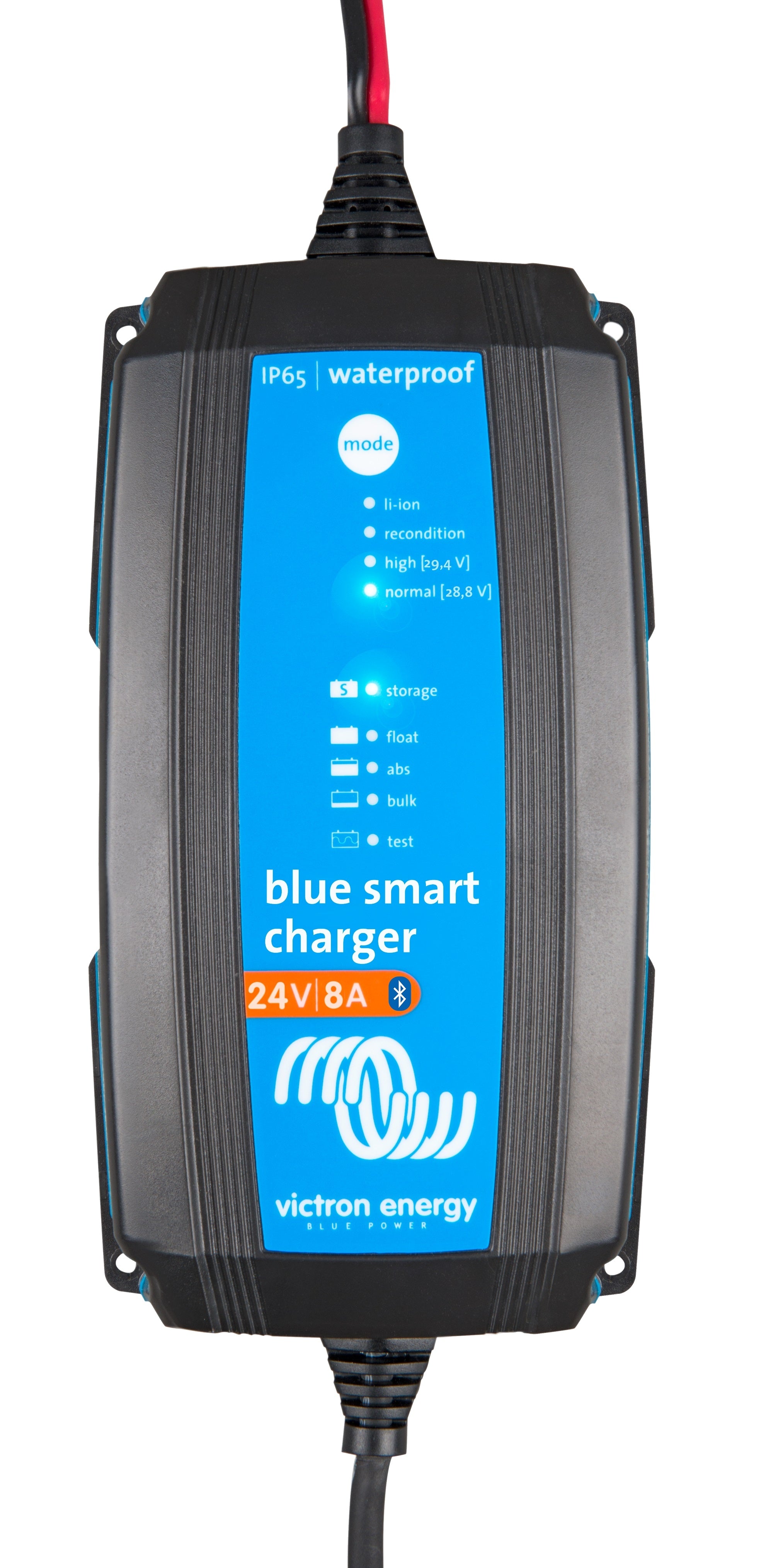 Victron Energy Blue Smart IP65 24V 8A Battery Charger - Waterproof, Bluetooth Enabled for Marine, RV, and Solar Power Systems (230V AU/NZ Retail) - Perfect for Boats, Campers & Off-Grid Power Solutions