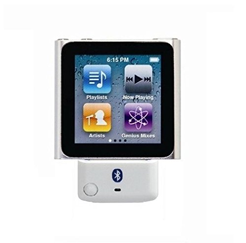 KOKKIA i10 White Bluetooth Transmitter & Audio Splitter - Wireless Adapter for iPod, iPhone, iPad - Perfect for Travel, Gym & Multi-Device Listening