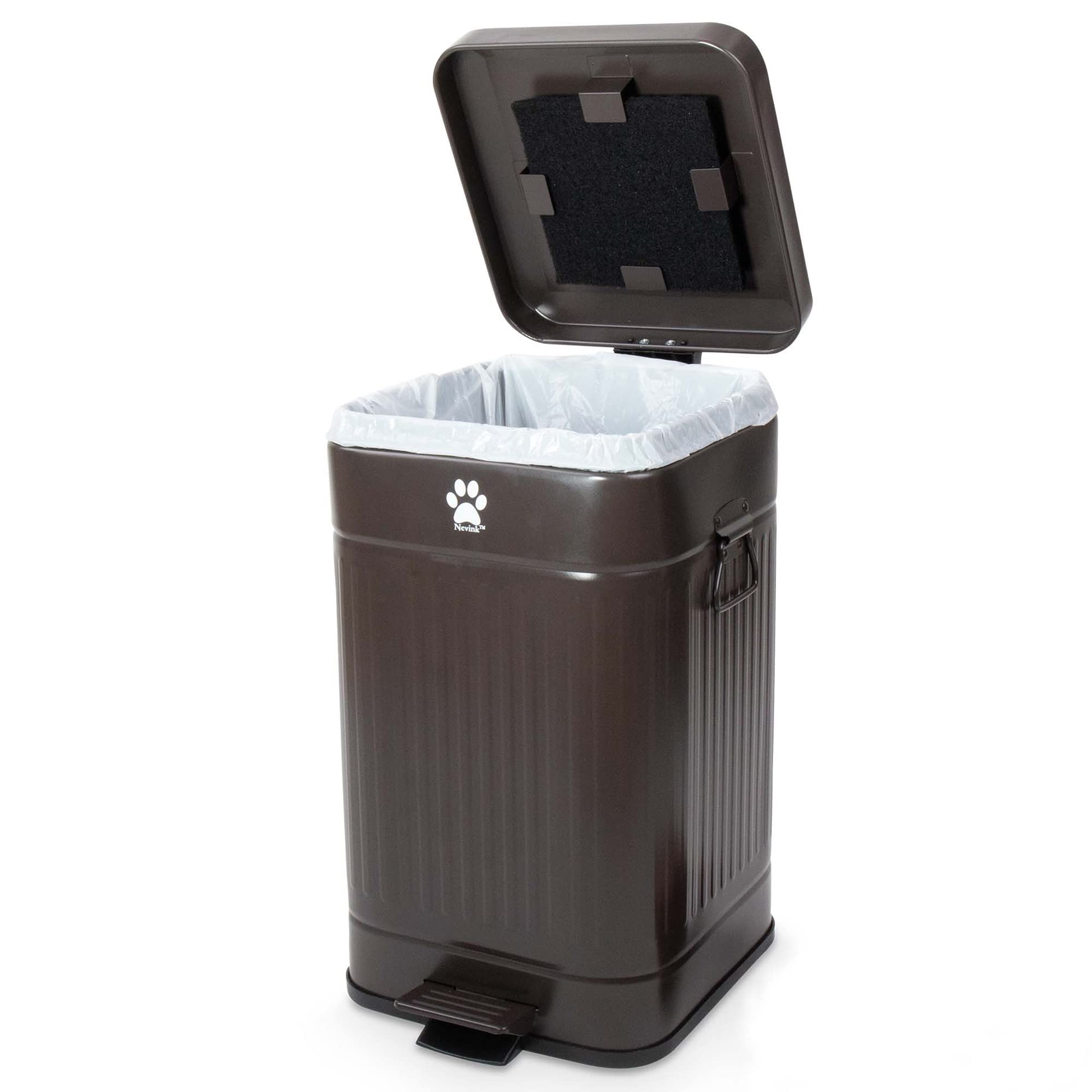 Odor-Proof Outdoor Dog Waste Trash Can with Lid - 12L/3.2Gal Pet Poop Station for Backyard, Garden & Park - Durable Dog Poop Bin for Easy Cleanup & Odor Control