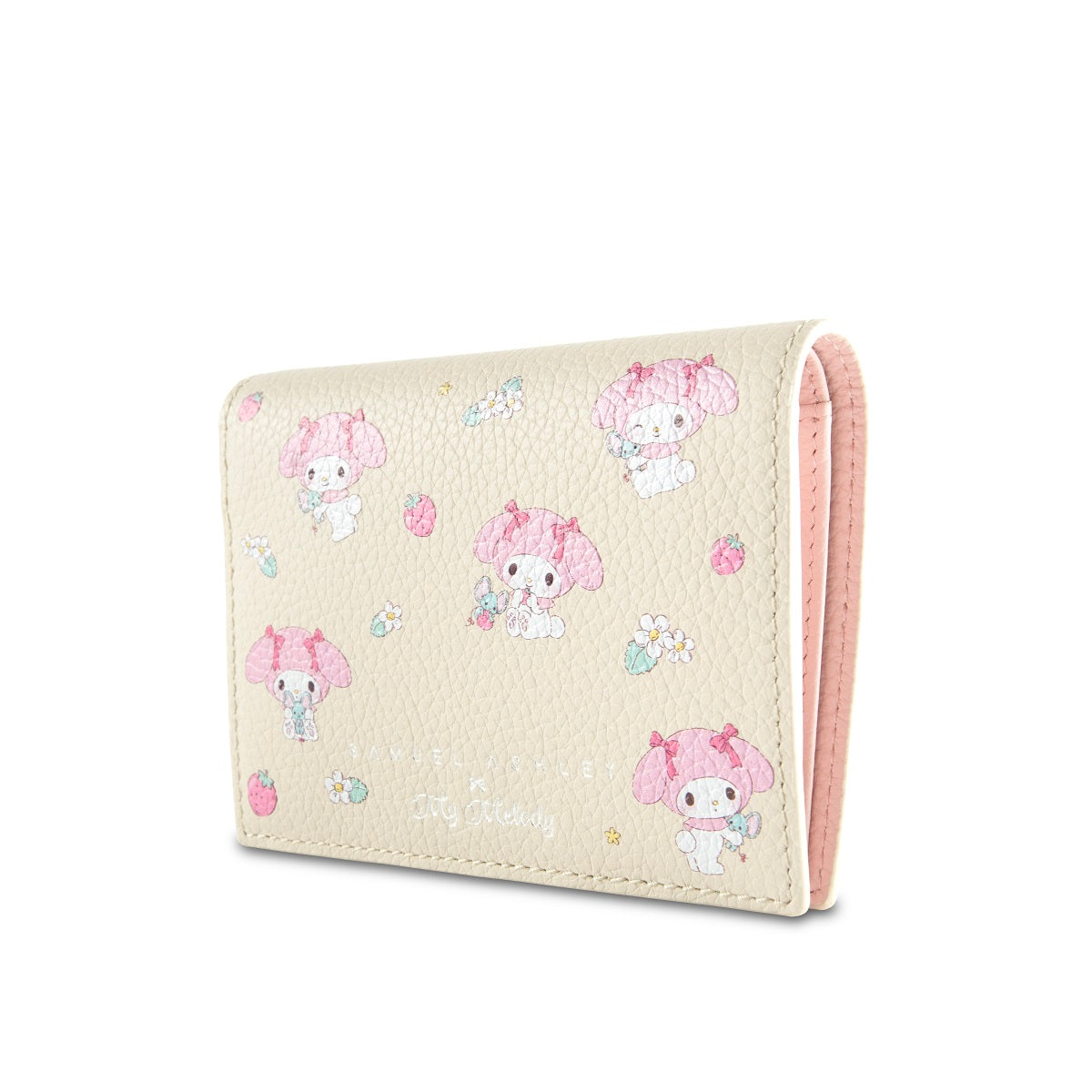 Samuel Ashley x Sanrio Characters Genuine Leather Bifold Wallet for Women - Cute Hello Kitty & Friends Design, Perfect for Everyday Use, Gift Giving & Travel Accessories