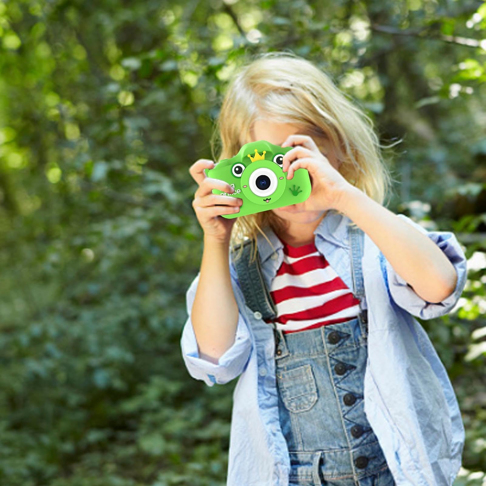 **Kids Digital Camera 1080 HD - Cartoon Camera for Children with Fun Filters & Games - Perfect for Travel, Birthday Gifts & Creative Play**