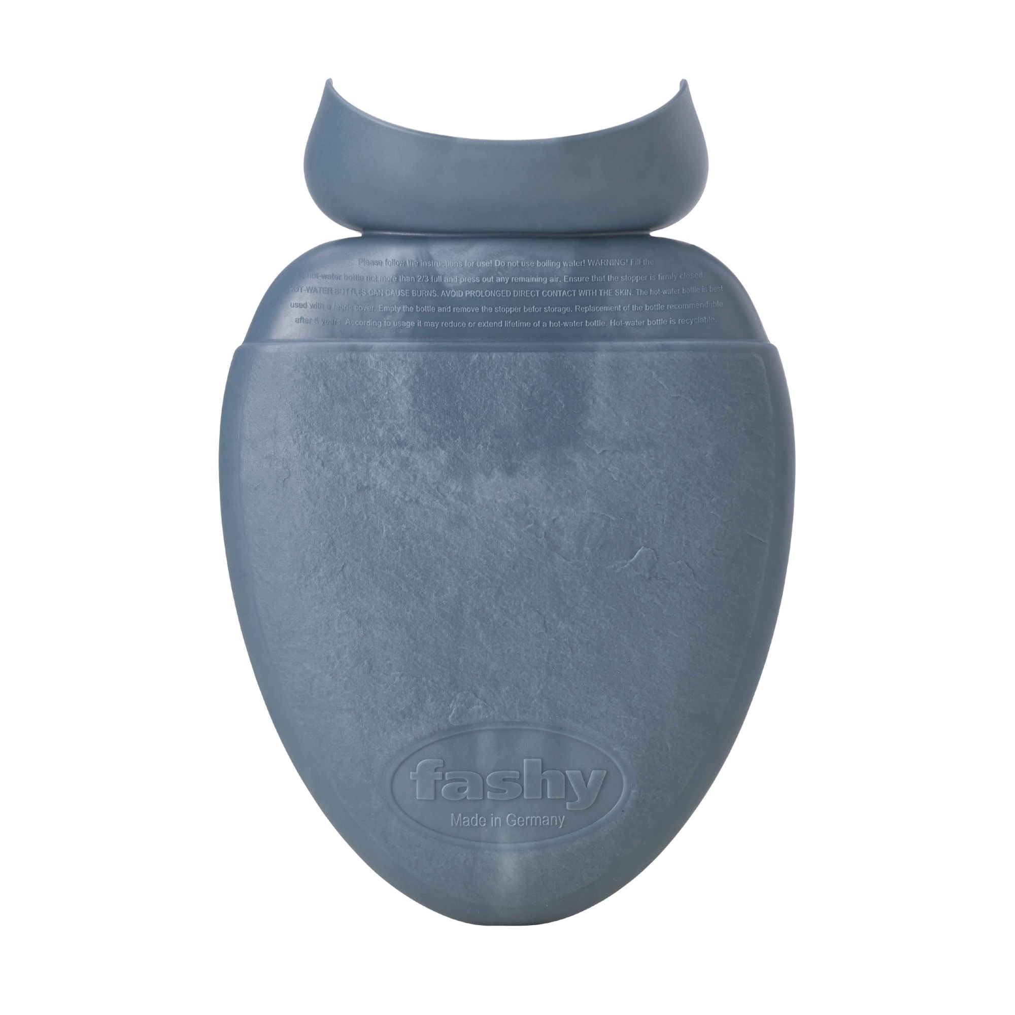 1.8L Slate Blue Pebble-Shaped Smart Hot Water Bottle - Electric Heating Pad for Pain Relief, Warmth & Comfort - Perfect for Cold Nights, Period Cramps & Muscle Aches