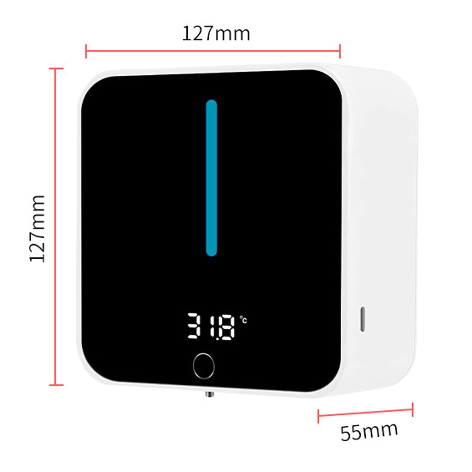 Premium 400ml Automatic Touchless Soap Dispenser - Wall Mount Sensor for Bathroom, Kitchen, Hotel & Restaurant | Hygienic Hands-Free Soap Dispensing Solution for Home & Commercial Use