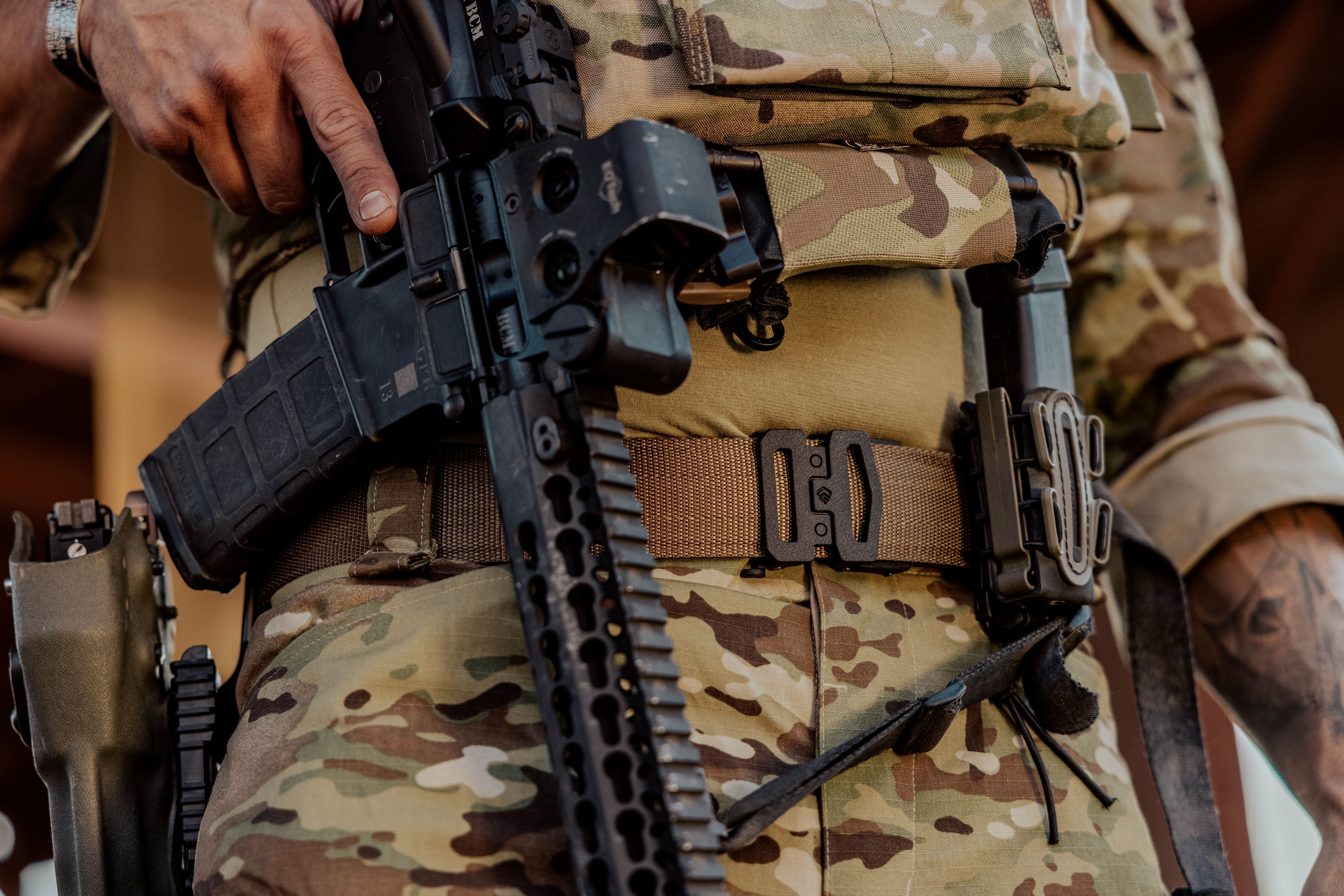 1.75 Inch Garrison Belt Strap - Heavy Duty Military Style Belt for Men | Perfect for Work, Tactical Gear & Outdoor Adventures
