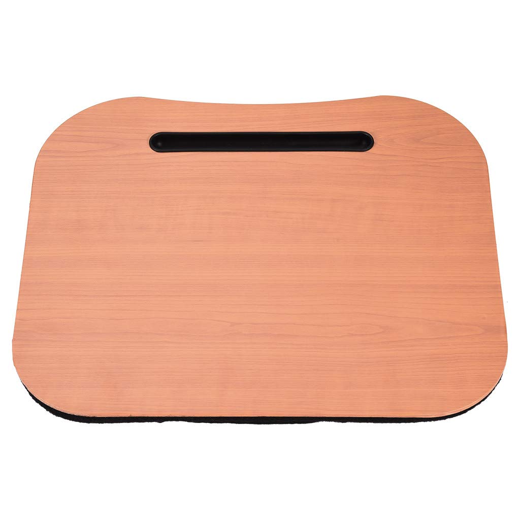 XIANGMIHU Portable Laptop Stand for 15.8 Inch Notebook - Ergonomic Adjustable Foam Laptop Riser with Memory Foam, Home & Office Desk Accessory (Brown) | Perfect for Work, Study & Travel