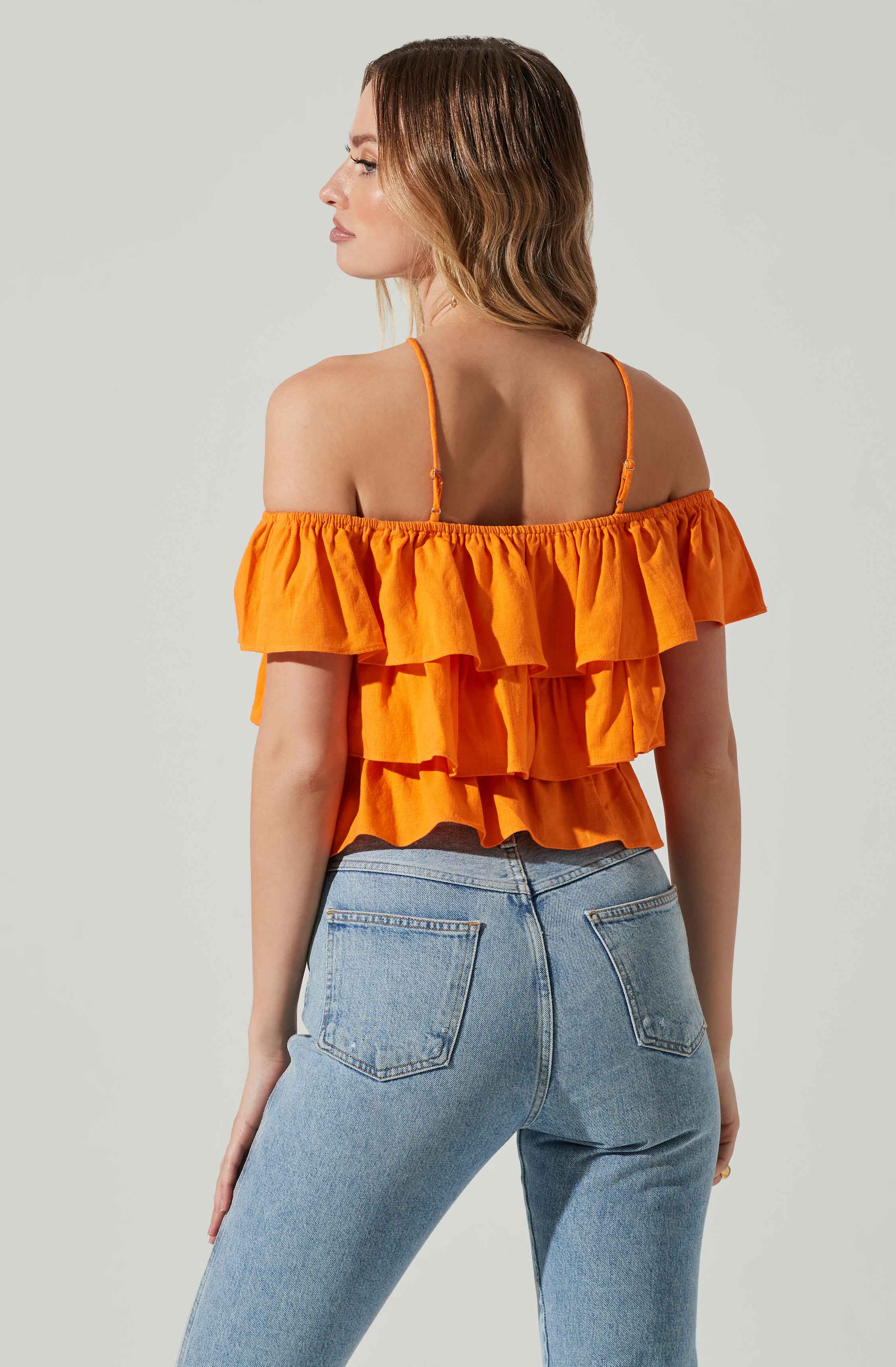 Women's Halter Tiered Ruffle Blouse - Flowy Summer Top for Beach, Party & Date Night | Boho Chic Fashion