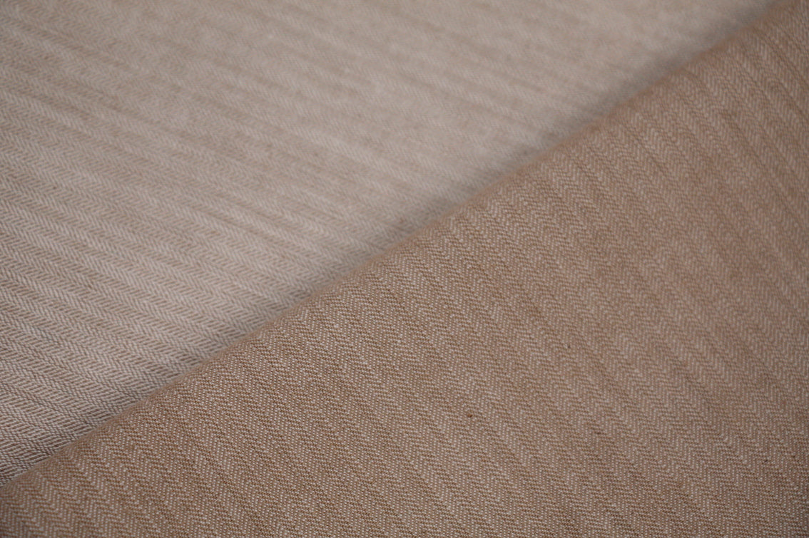 Premium Biscuit Herringbone Fabric - Soft & Durable Upholstery Material for Sofas, Chairs & Home Decor | Perfect for DIY Projects & Interior Design