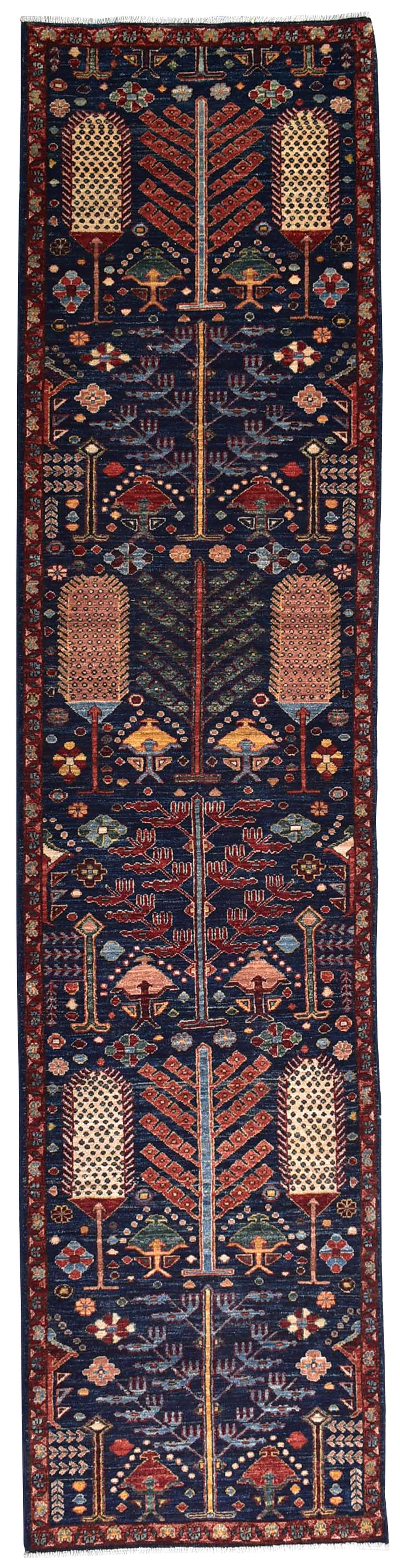 Handwoven Bakshaish Willow Tribal Rug - Authentic Persian Design, J65095 - Perfect for Boho Home Decor, Living Room, Bedroom & Office