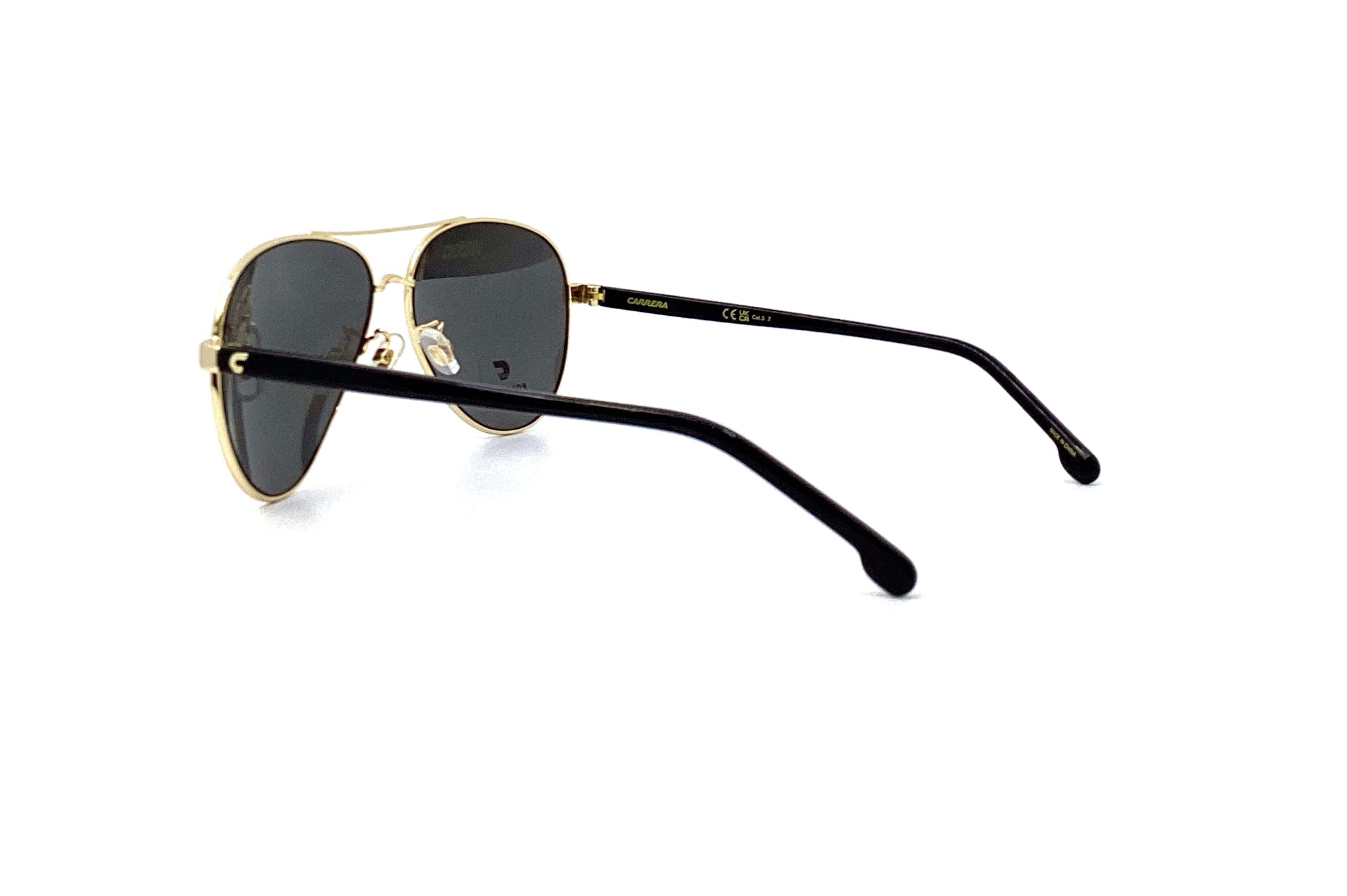 Carrera 3003/S Sunglasses - Gold & Black Aviator Style for Men & Women - Perfect for Driving, Outdoor Sports & Fashion Accessories