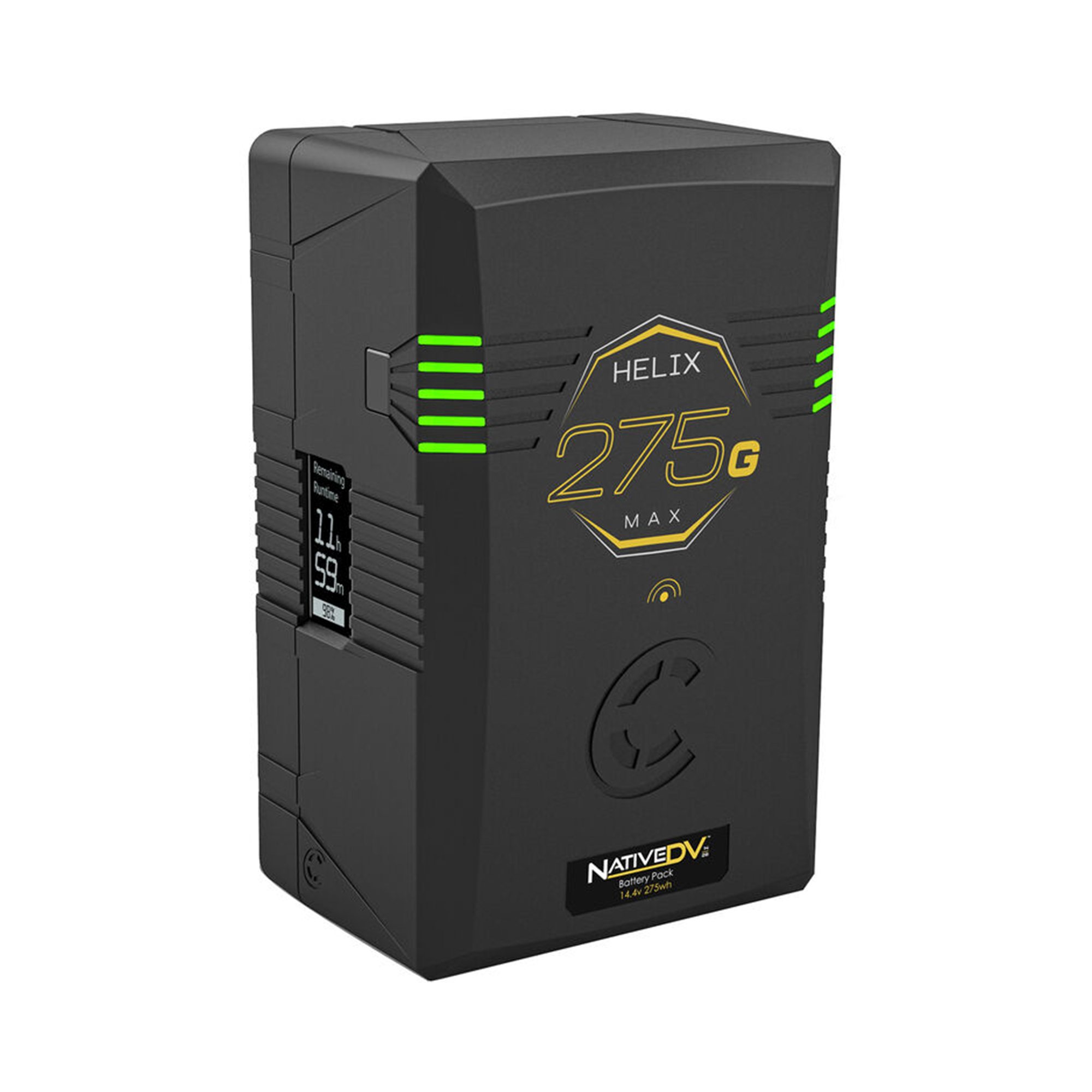 Core SWX Helix Max 275 4 Gold Mount Battery & Mach4 Charger Kit - Professional Power Solution for Cinema Cameras, Broadcast & Film Production