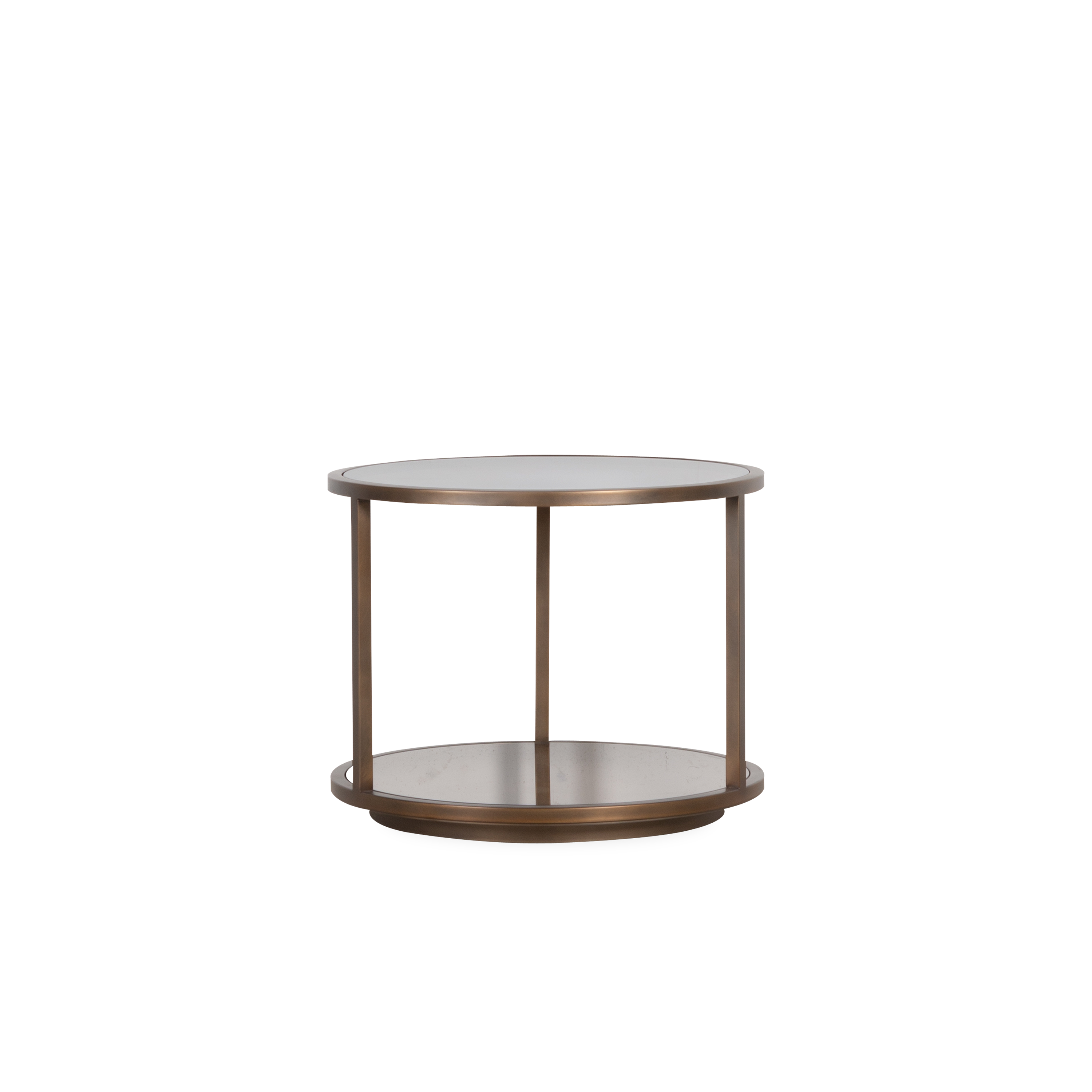 Sandro Modern Round Side Table - Small Accent Table for Living Room, Bedroom, or Office - Perfect for Coffee, Books, and Decor
