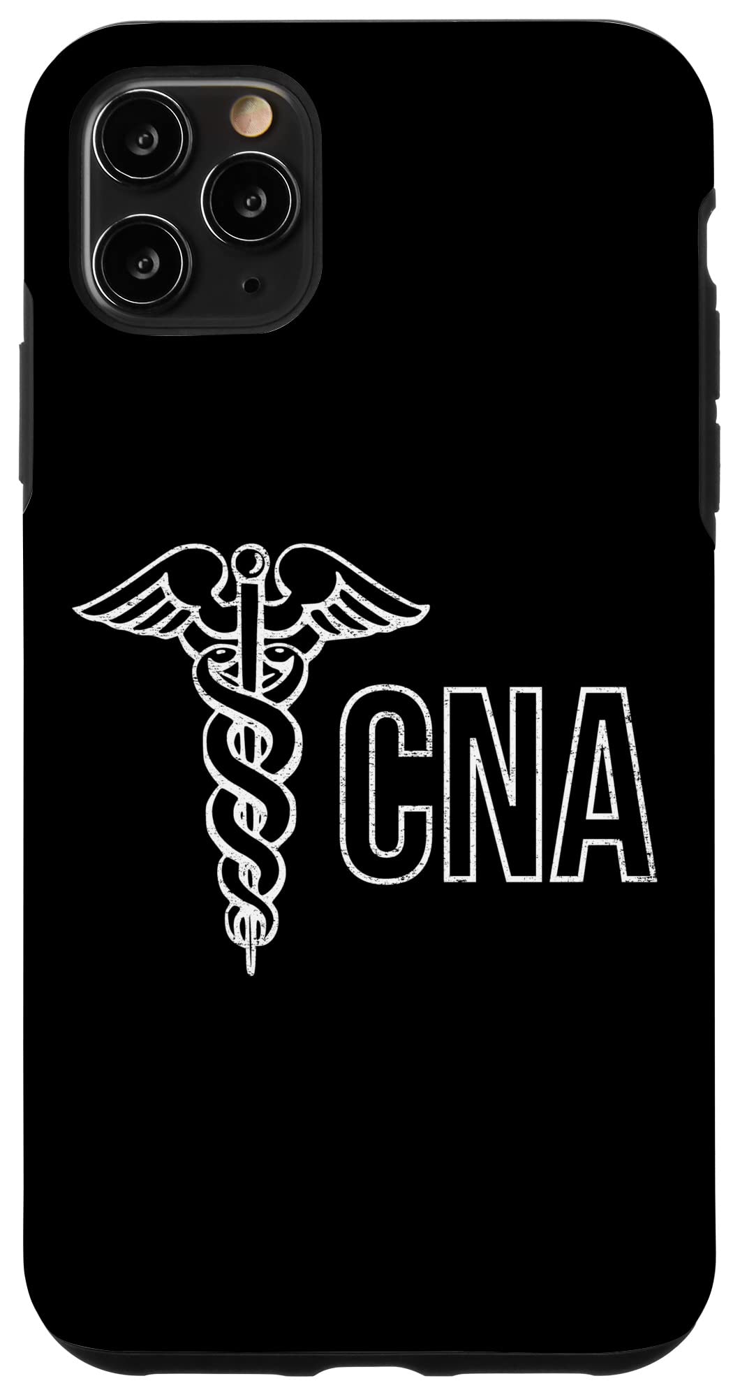 Certified iPhone 11 Pro Max Case for Nurses - CNA & Healthcare Worker Protective Cover with Caduceus Symbol | Perfect for Hospital Shifts, Nursing School & Medical Professionals