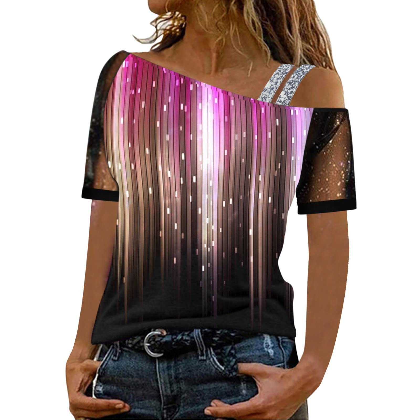 Women's Casual Floral Print Tunic Blouse - Crewneck Workout Tank Top for Summer & Fall | Perfect for Office Wear, Gym, and Everyday Outfits