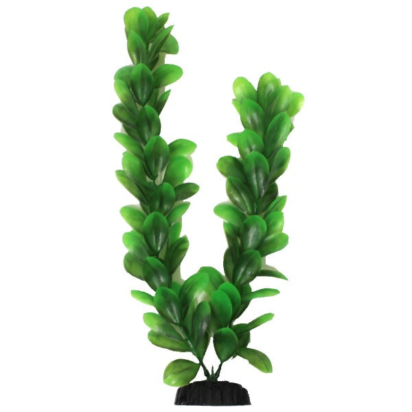 Premium Green Bacopa Plastic Aquarium Plants - Set of 16 Realistic Artificial Fish Tank Decorations for Freshwater & Saltwater Aquascaping - Perfect for Betta Tanks, Community Aquariums, and Aquatic Plant Displays