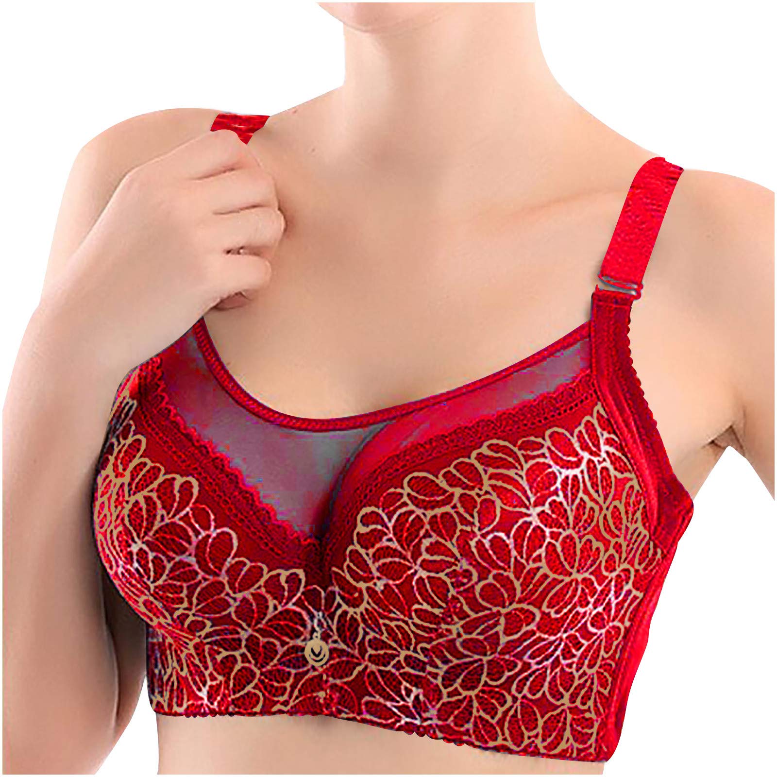 Stretch Yoga Sports Bra for Women - Plus Size Hollow Out Breathable Workout Bra - Perfect for Yoga, Gym, Running & Fitness Activities