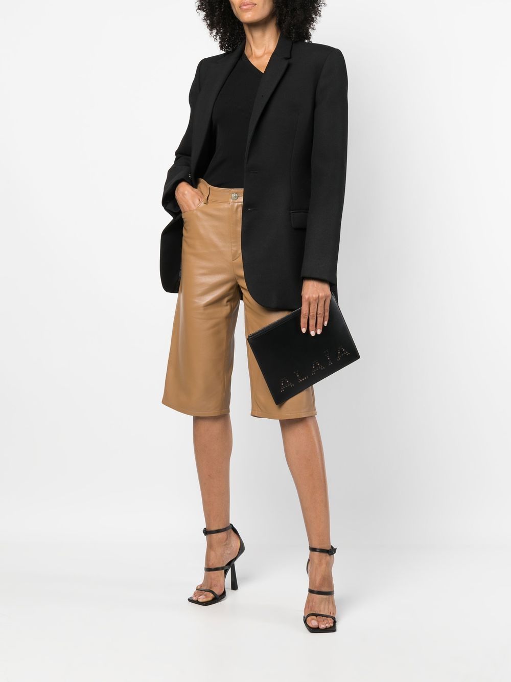 Alaia Black Leather Wallets for Women - Stylish & Durable Designer Wallet for Everyday Use, Travel, and Business