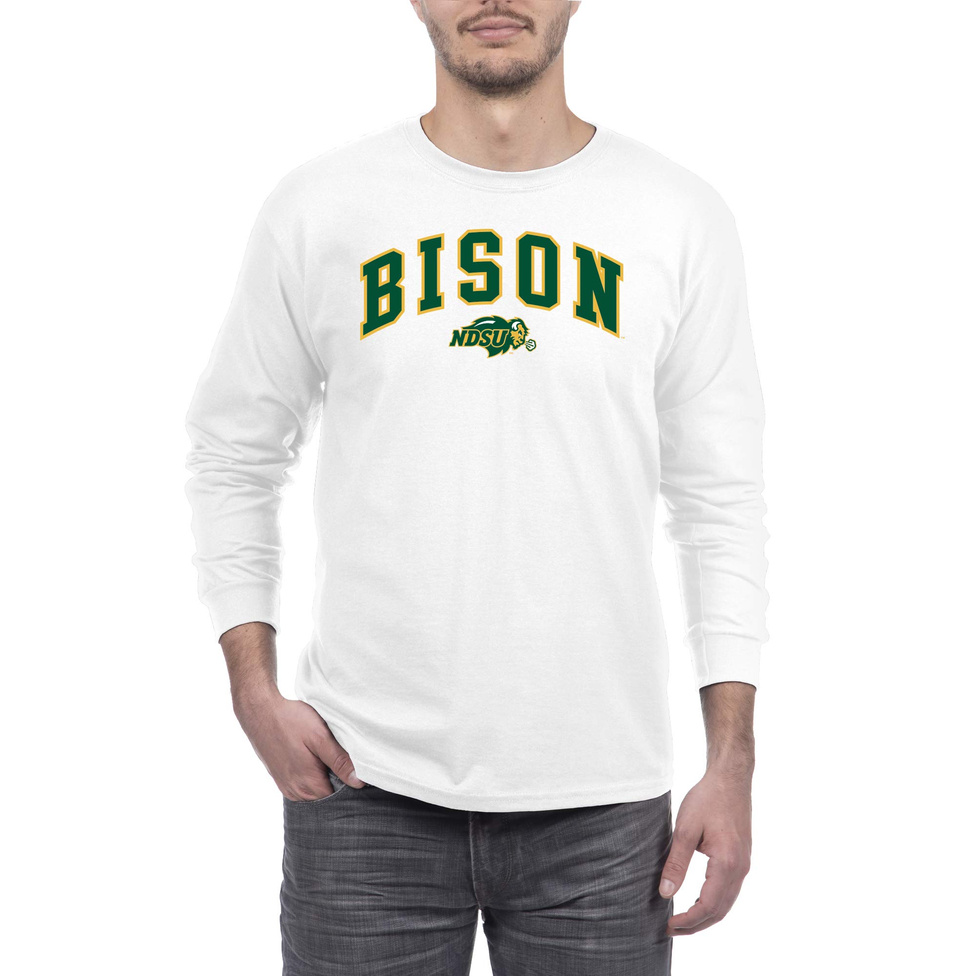 Elite Fan Shop Men's Arch Long Sleeve T-Shirt - Comfortable Cotton Crewneck Shirt for Casual Wear, Workout & Everyday Use